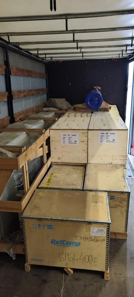 Отгрузка оборудования для отправки клиенту в Волгоград