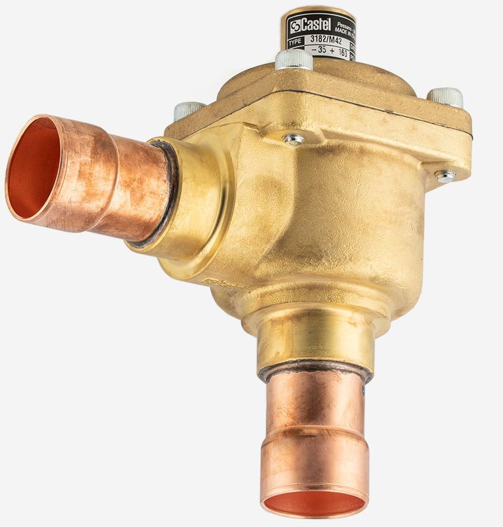 ОБРАТНЫЙ КЛАПАН УГЛОВОЙ CASTEL  Square Check Valve 42 mm ODS