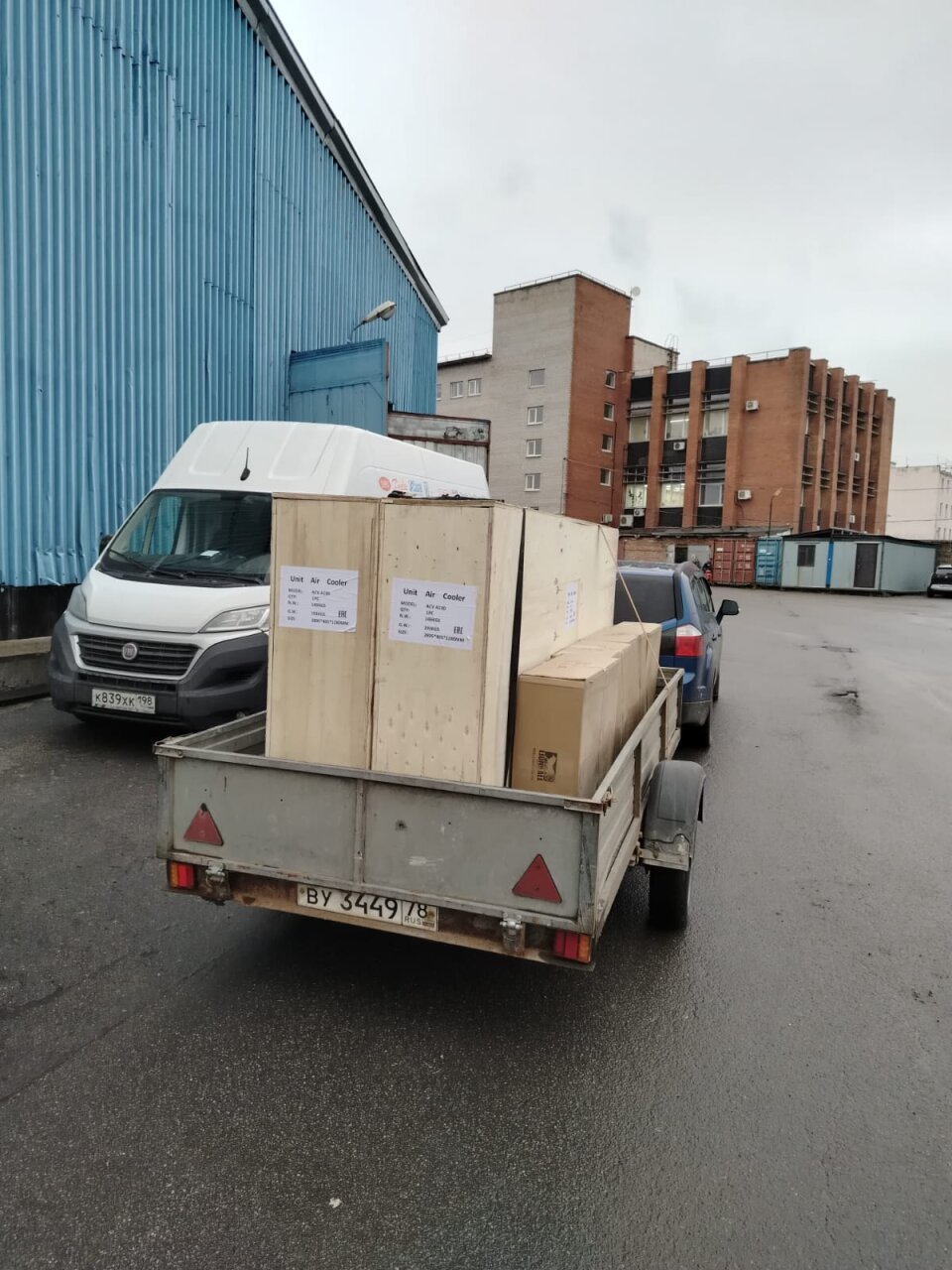 Отгрузка оборудования клиенту из Санкт-Петербурга