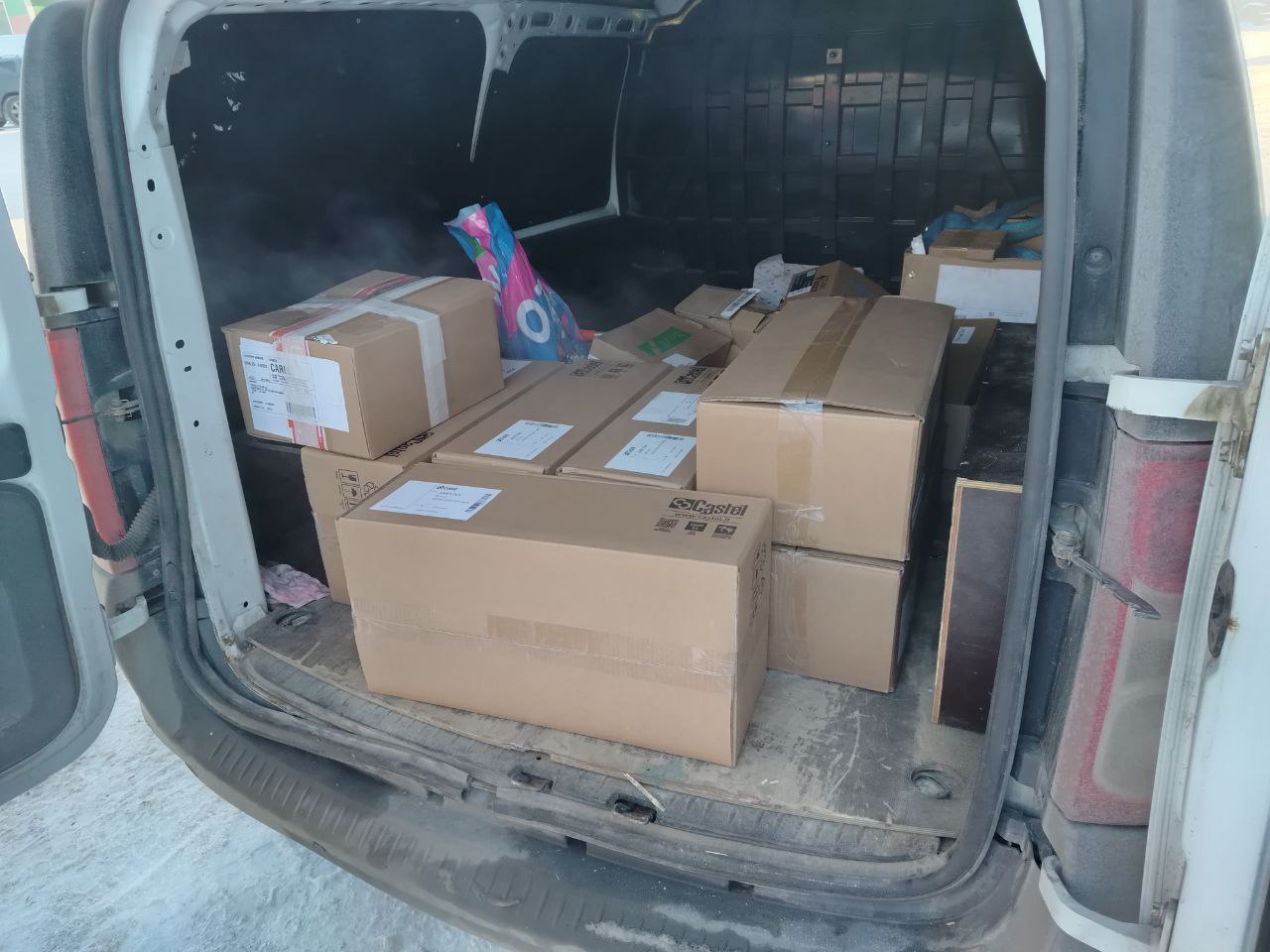 Отгрузка оборудования клиенту из Санкт-Петербурга