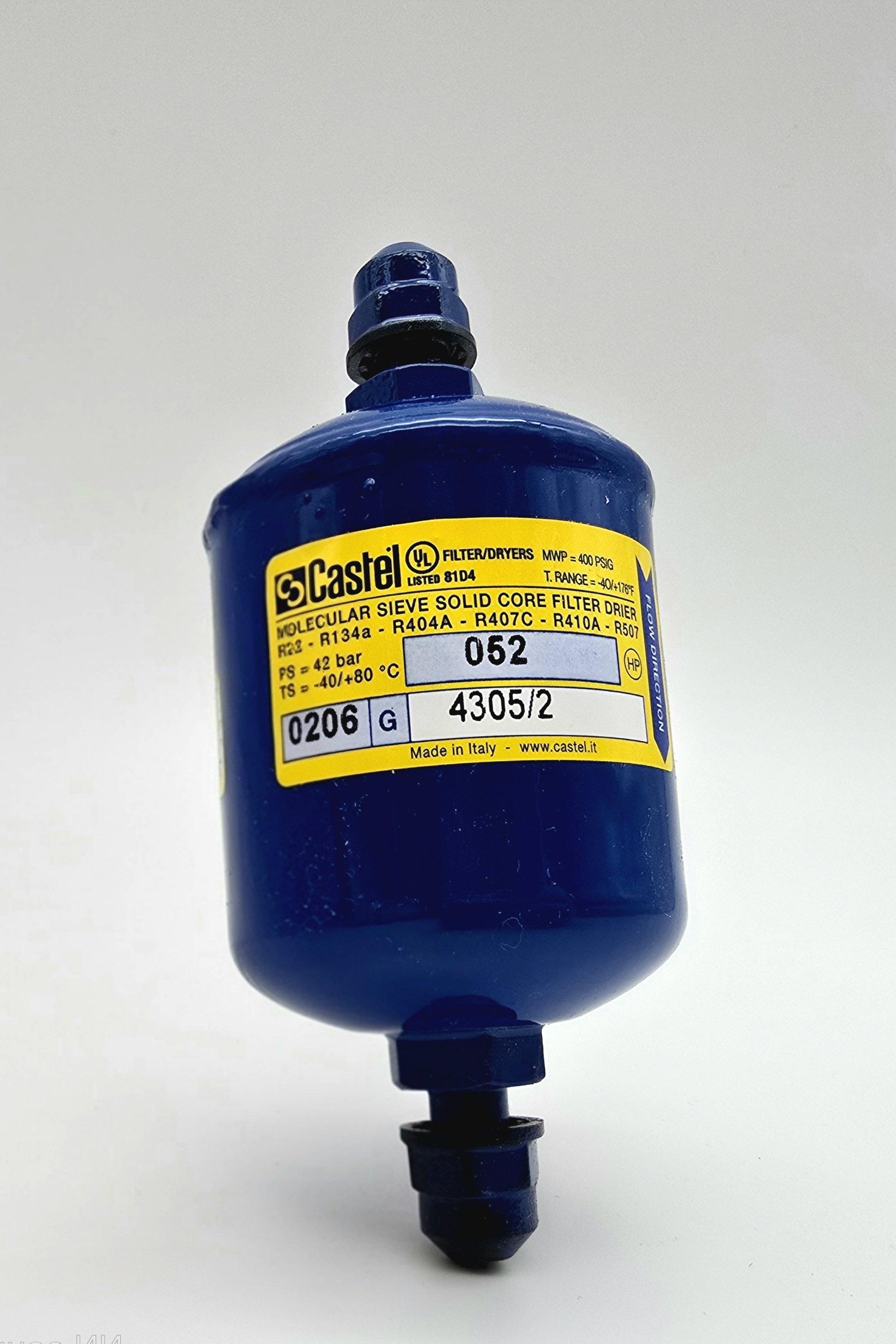 ФИЛЬТР ОСУШИТЕЛЬ CASTEL  1/4" Flare , 4305/2