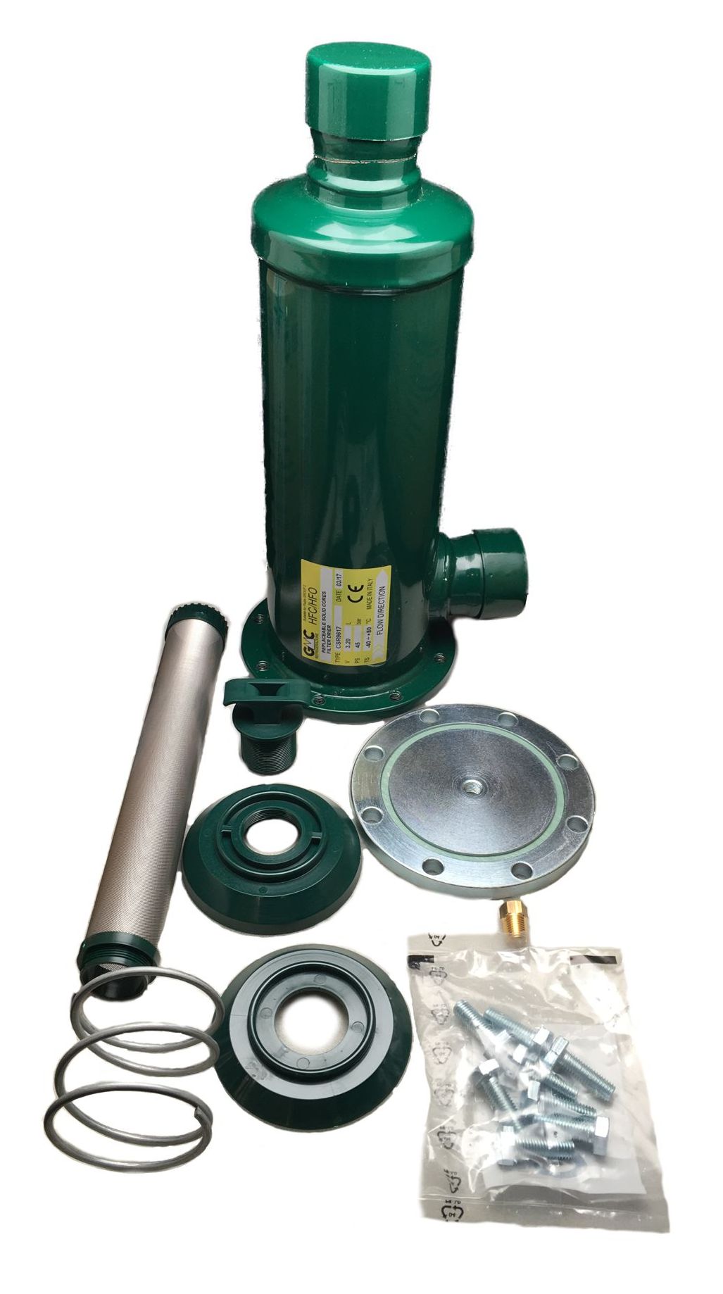 КОРПУС ФИЛЬТРА ОСУШИТЕЛЯ GMC (Italy) ПОД ПАЙКУ 2.1/8"-54 mm ODS, CSR9617 (4412/17A)