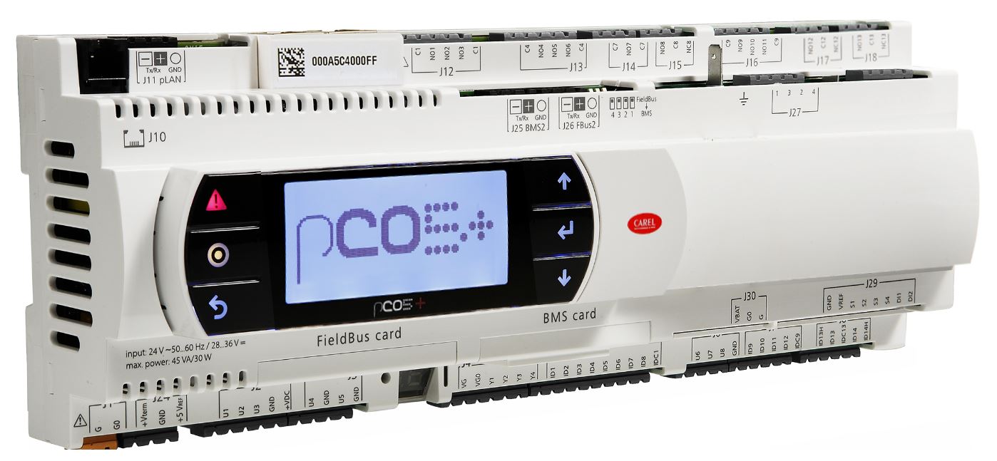 КОНТРОЛЛЕР CAREL,  PCO5+ MEDIUM, FB/BMS NO OPTO, USB, EVD EVO EMBEDDED FOR 1 CAREL EXV, PGD1 BUILT I