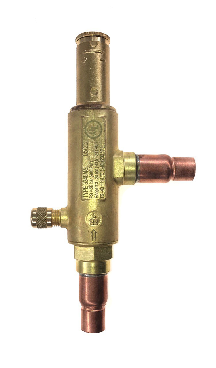РЕГУЛЯТОР ДАВЛЕНИЯ КОНДЕНСАЦИИ (KVR) CASTEL  Condensing Regulator 1/2" ODS, 3-20 bar, 3340/4S