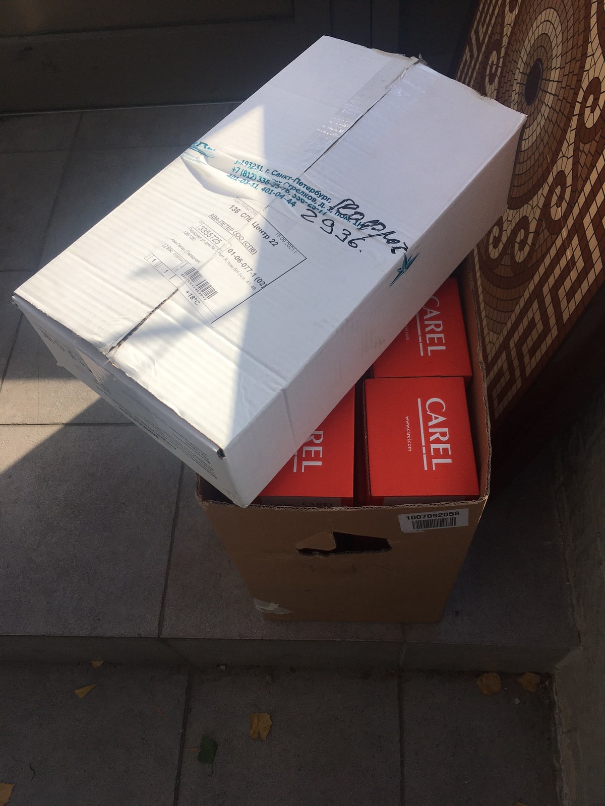 Отправка в Екатеринбург продукции CAREL