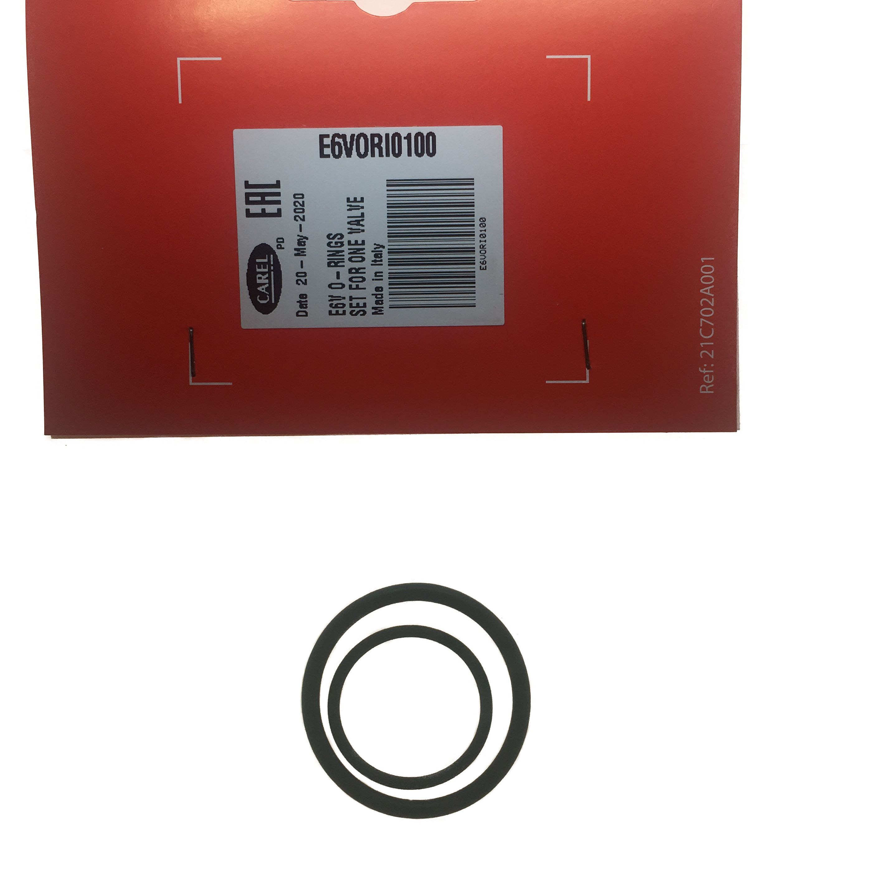 ПРОКЛАДКИ ДЛЯ ЭРВ CAREL,  E4V/E6V SPARE PART O-RINGS - SET FOR ONE VALVE - MULTIPACK 10PCS