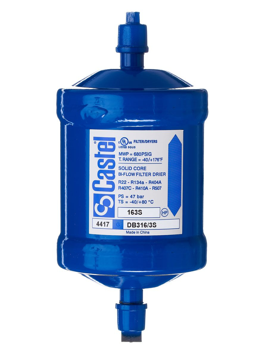 ФИЛЬТР-ОСУШИТЕЛЬ CASTEL Solid Core Bi-Flow Filter Drier 3/8"ODS, DB316/3S