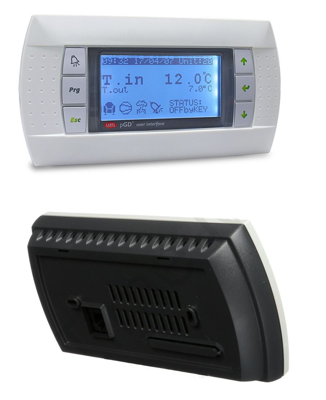 ДИСПЛЕЙ CAREL PGD1 WHITE LED + BUZZER WALL MOUNTING