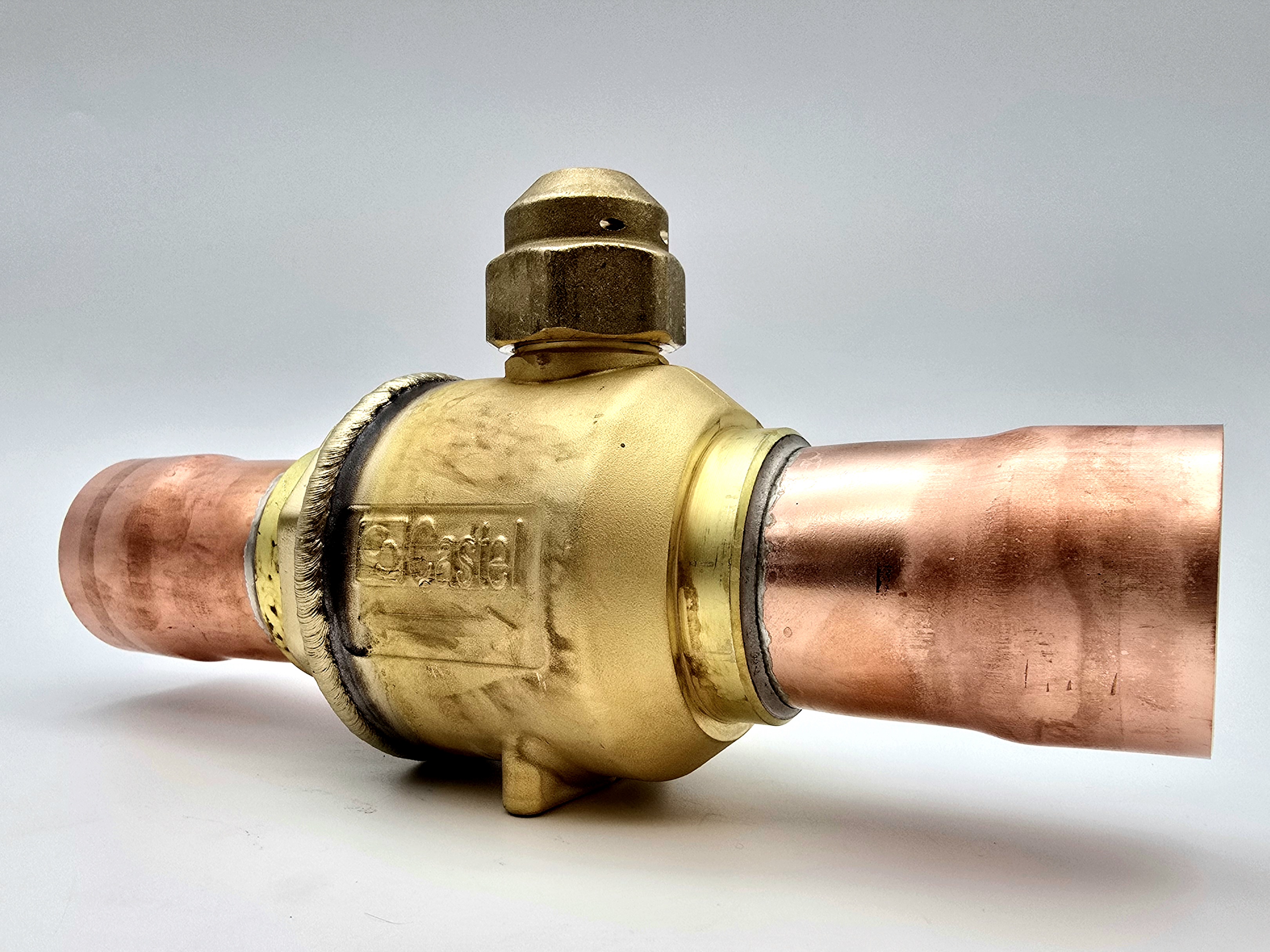 ШАРОВОЙ ВЕНТИЛЬ CASTEL, 2.1/8"-54mm ODS, Kv=214 м3/час, 6570/17