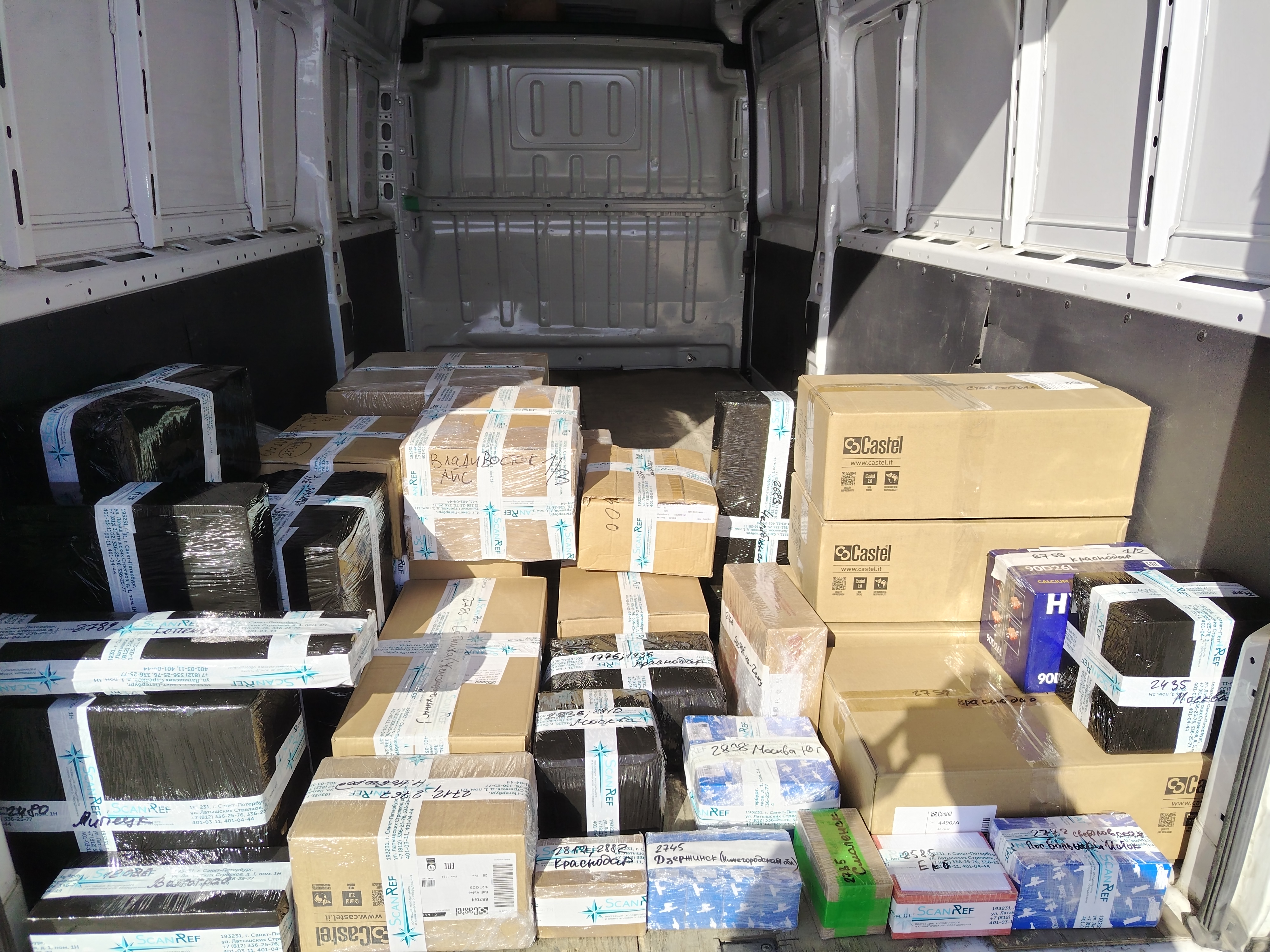 Отгрузка для отправки Деловыми Линиями во Владивосток, Дзержинск, Волгоград, Липецк, Копейск, Краснодар, Екатеринбург, Смоленск, Вологду, Ростов-на-Дону, Челябинск, Ставрополь, Соболиху