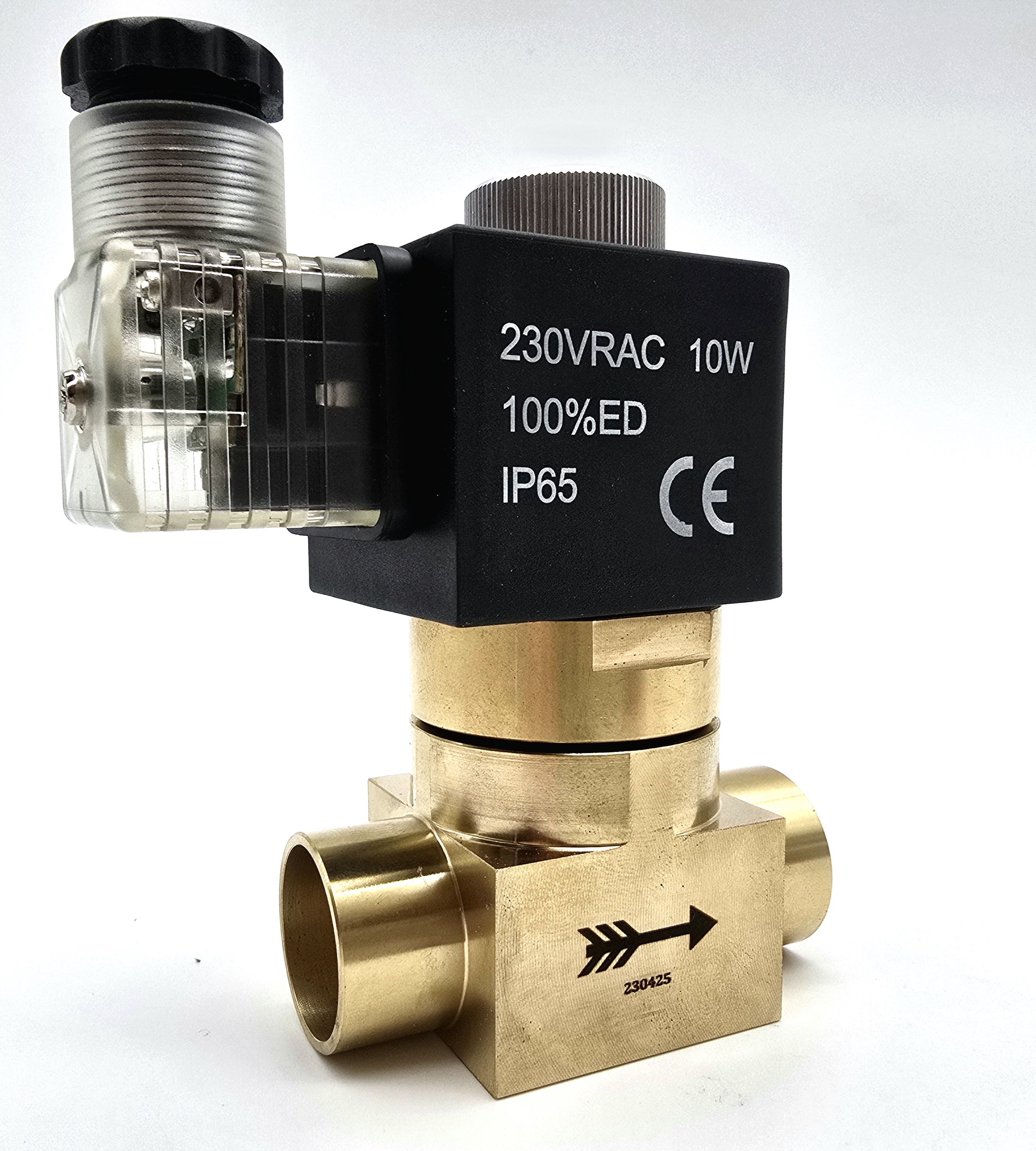 Соленоидный клапан с катушкой OFFENWANGER Solenoid Valve 22mm ODS, M34, 230В, 10Вт, Kv=5.5м3/час, VCE 501