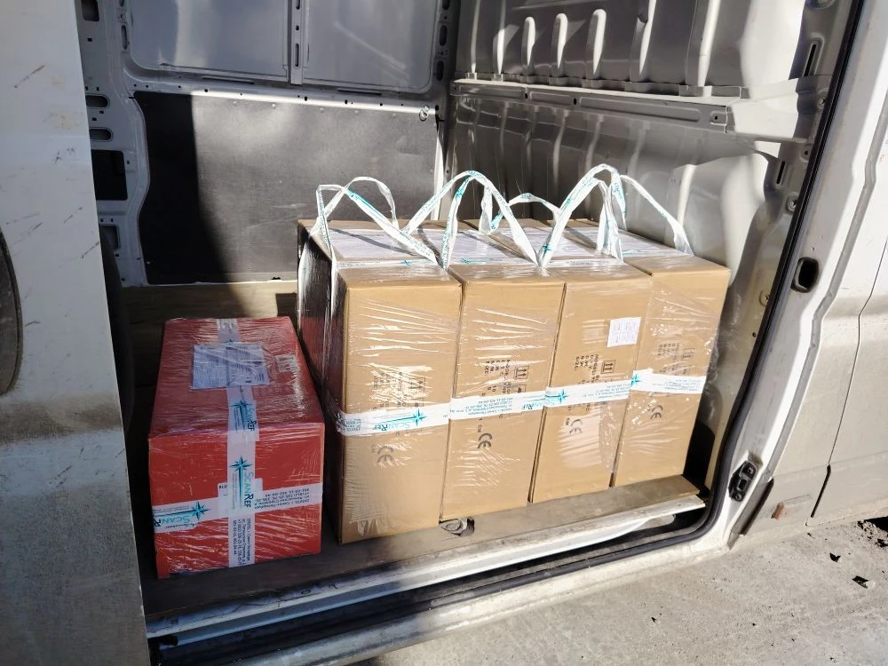 Отгрузка оборудования для отправки ТК 