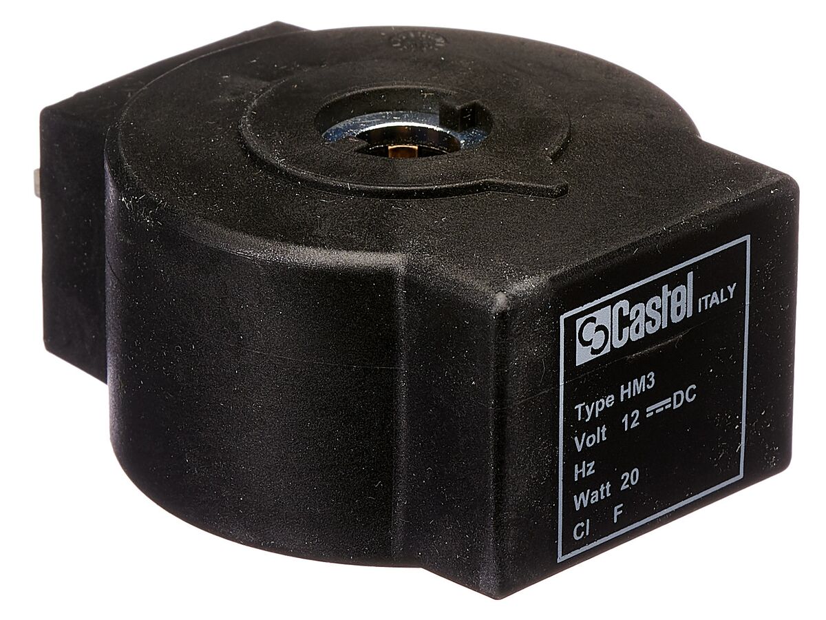 КАТУШКА ДЛЯ СОЛЕНОИДНОГО ВЕНТИЛЯ CASTEL Coil  HM3   12V D.C., 9120/RD1