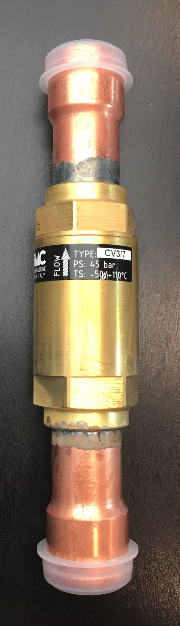 ОБРАТНЫЙ КЛАПАН GMC (ITALY) ПОД ПАЙКУ 7/8" ODS, CV3/7 (3132/7)