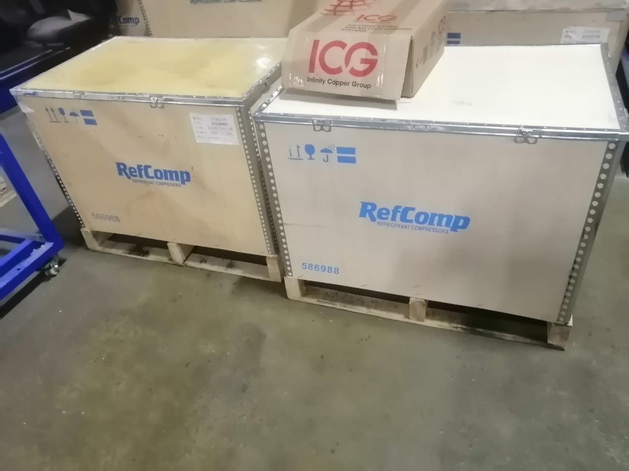 Поступление на склад компрессоров Refcomp