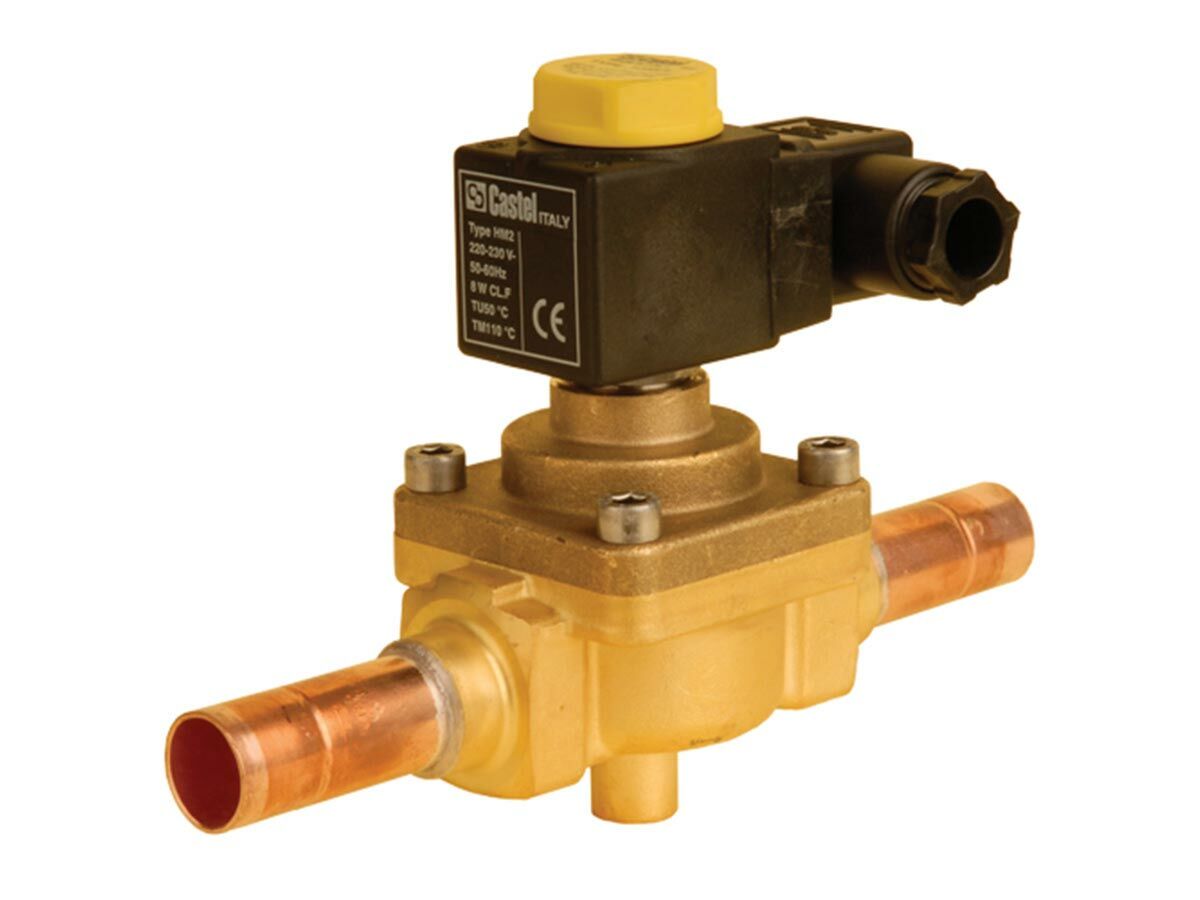 СОЛЕНОИДНЫЙ КЛАПАН CASTEL С КАТУШКОЙ CASTEL Solenoid Valve 3/8" ODS  240V
