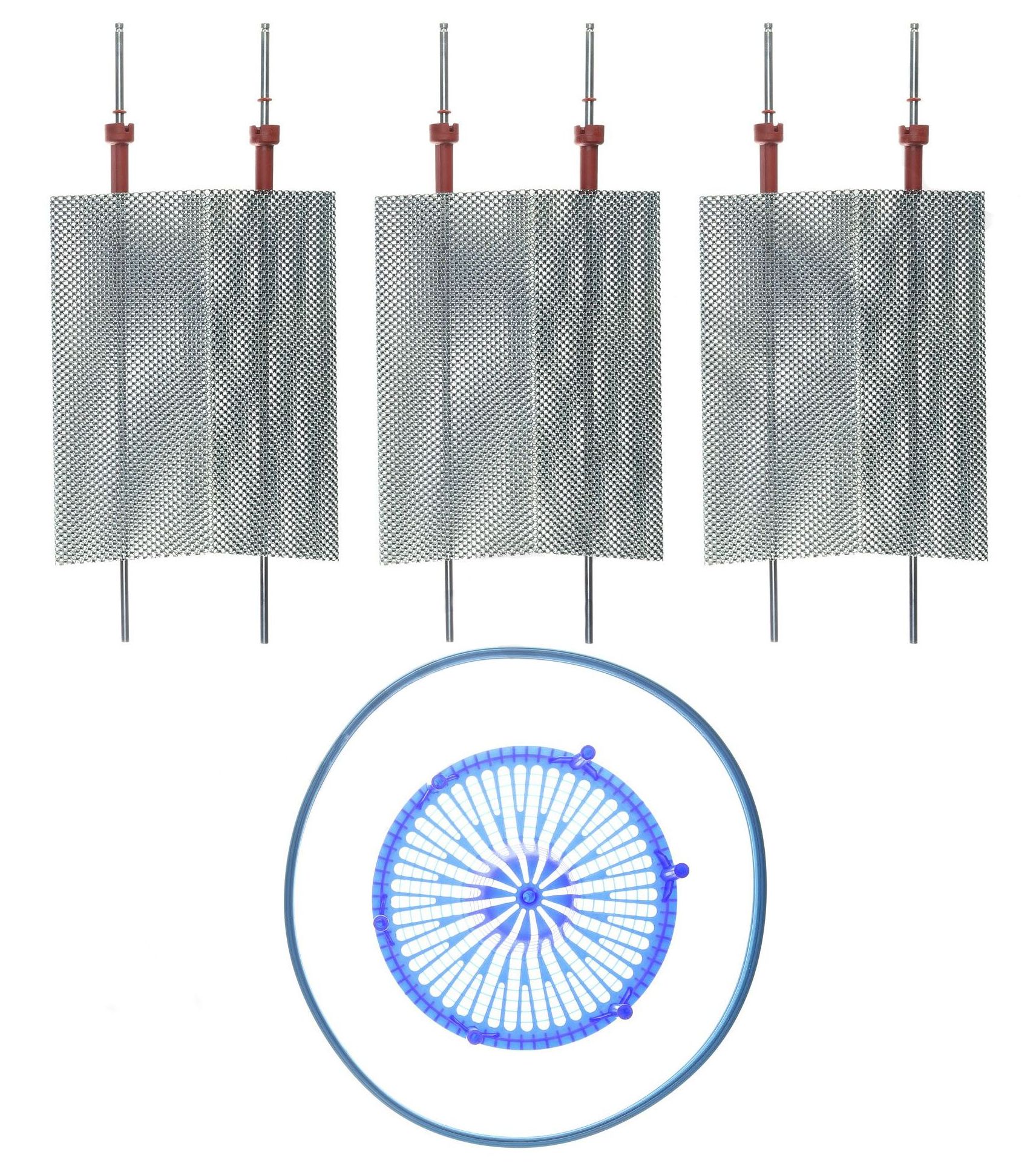 КОМПЛЕКТ ЭЛЕКТРОДОВ CAREL,  ELECTRODE KIT 25 TO 45 KG/H, THRE, BLCT4D00W2 - SPARE PARTS
