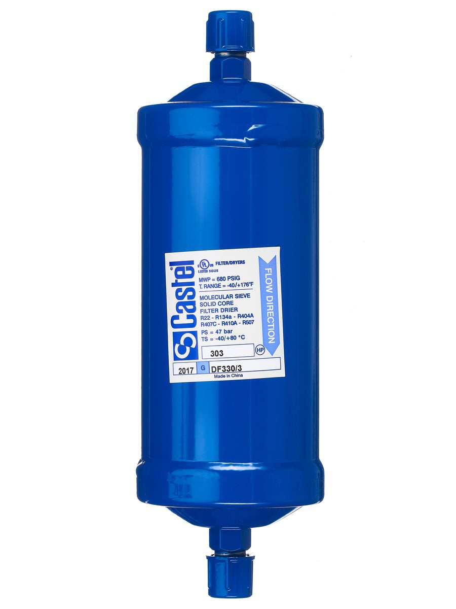 ФИЛЬТР-ОСУШИТЕЛЬ CASTEL резьба под гайку 3/8" SAE DF330/3