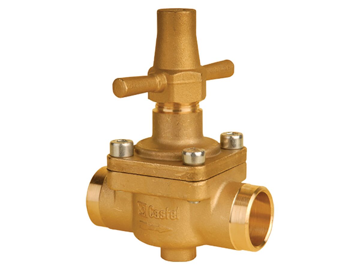 ЗАПОРНЫЙ КРАН CASTEL Globe Valve 22 mm ODS ,6512/M22