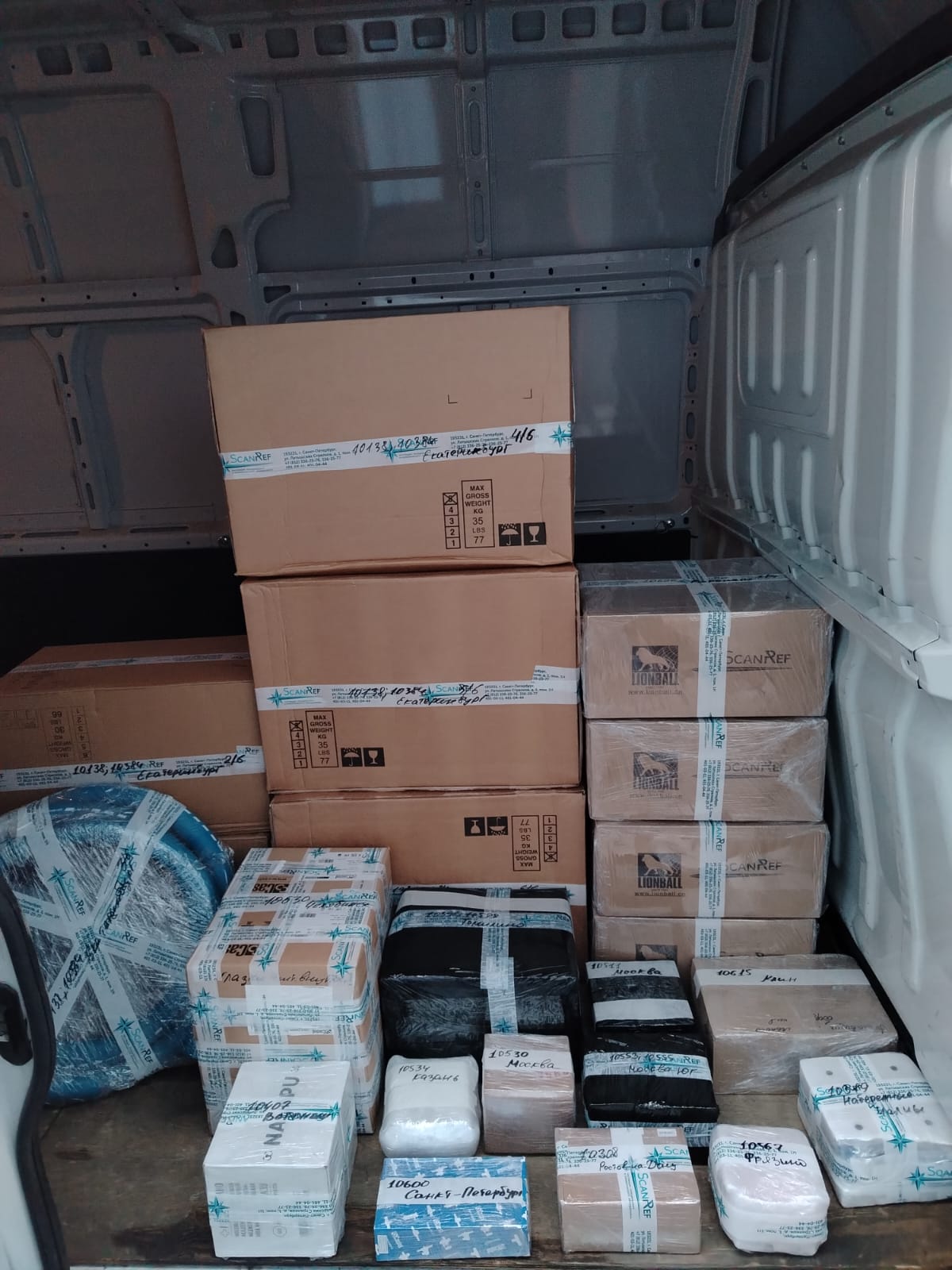 Отгрузки для отправки Деловыми Линиями и почтой России в Москву, Петрозаводск, Нижний Новгород, Ростов-на-Дону, Владикавказ, Ижевск, Набережные, Челны, Саратов