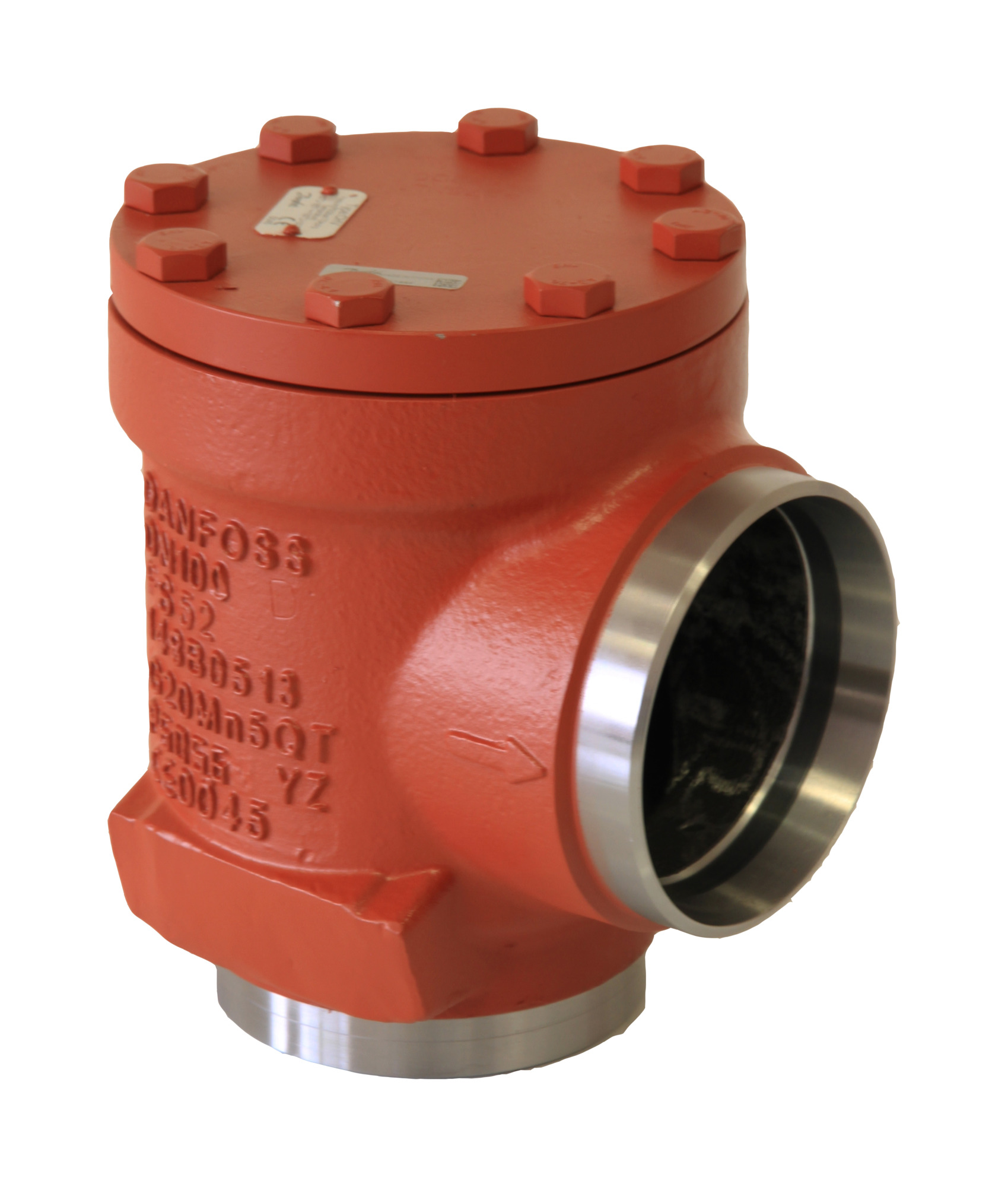 Клапан обратный Danfoss CHV-X 100 D, ANG, 100 мм, пайка DIN, 148B6036