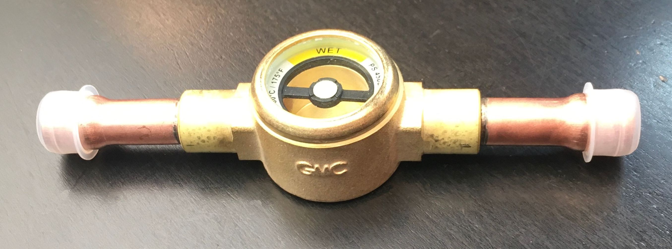 СМОТРОВОЕ СТЕКЛО С ИНДИКАТОРОМ ВЛАЖНОСТИ GMC 3/8" ODS, MI3S (3940/3)