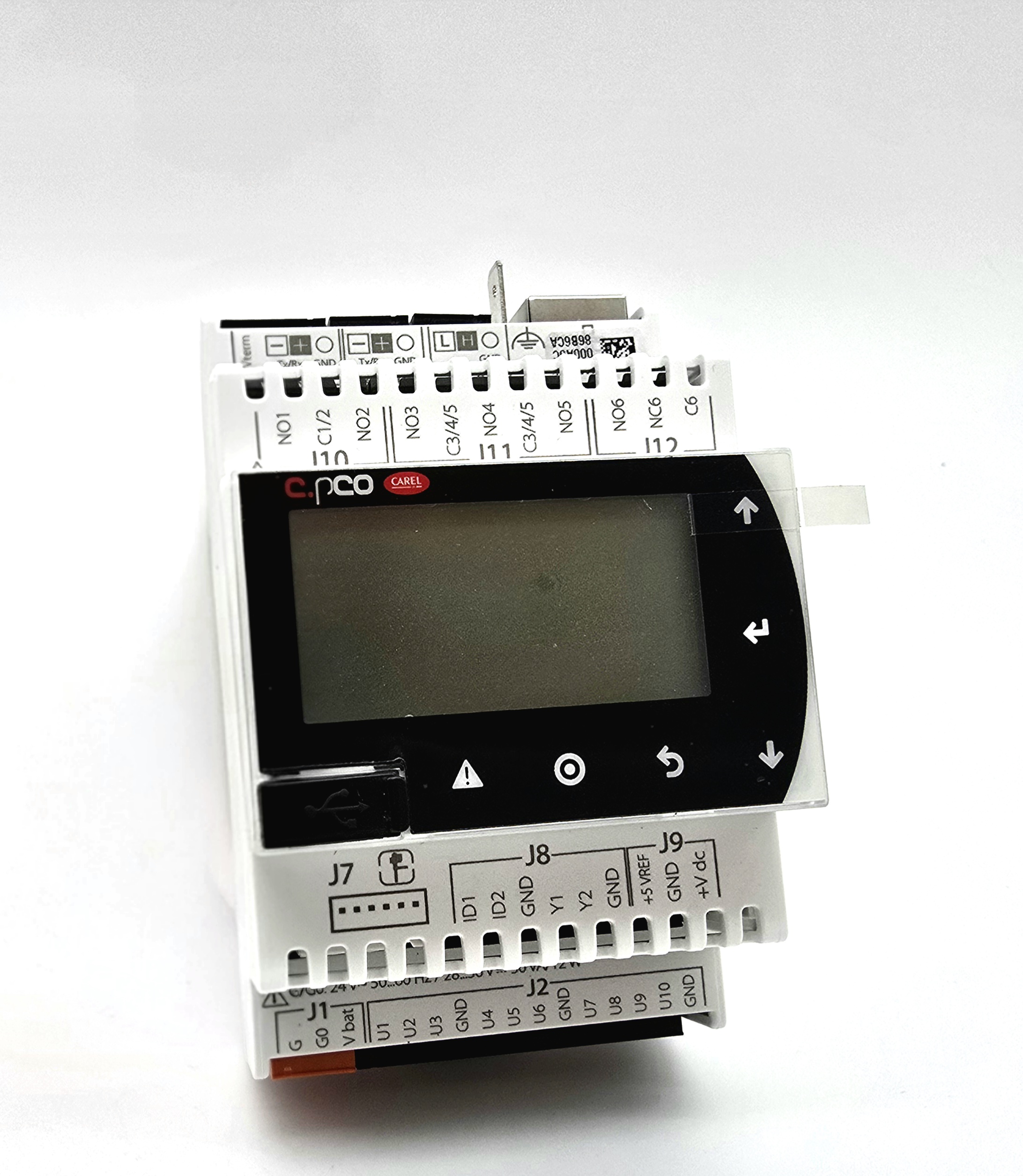 КОНТРОЛЛЕР CAREL C.PCO MINI DIN HIGH-END, LCD DISPLAY, USB, NFC, EXV, ETH, FB, CAN, 2 SSR 230 V, P+D000NHBDEF0