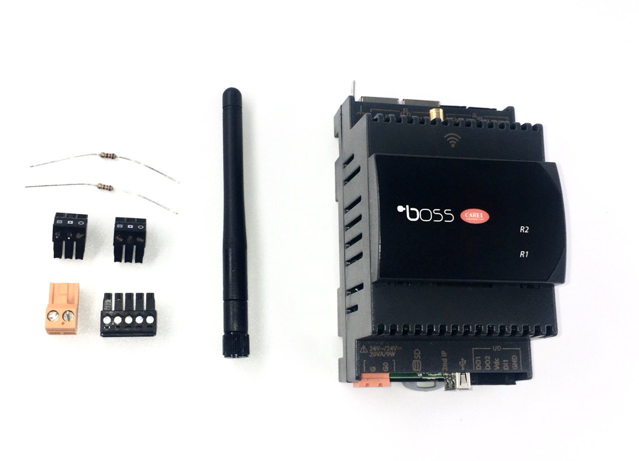 СИСТЕМА ДИСПЕТЧЕРИЗАЦИИ (МОНИТОРИНГ) CAREL BOSS-MICRO, 15 устройств, WIRELESS WI-FI, BMBST00FP0