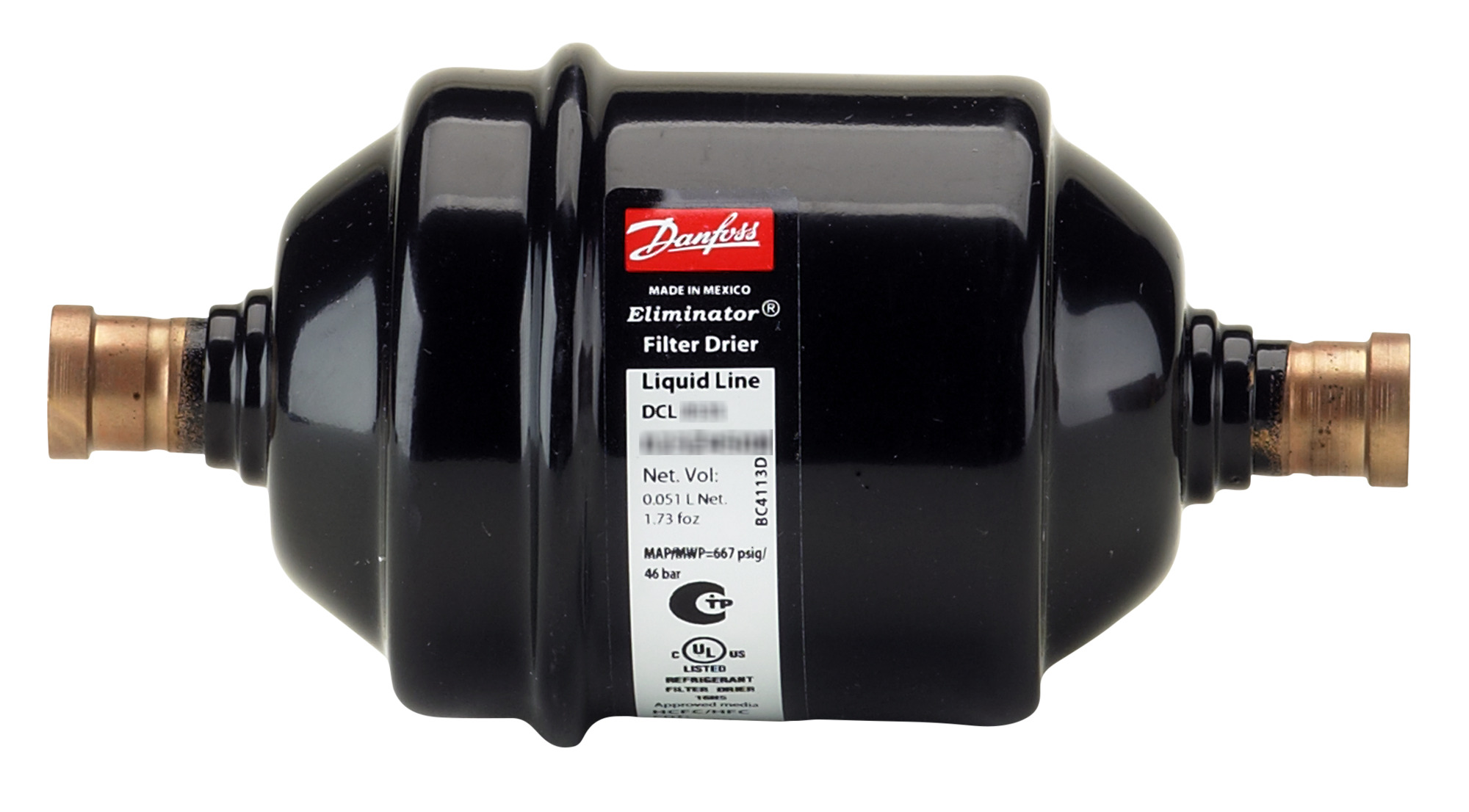 Фильтр-осушитель DCL 052.5S 5/16"  023Z4507