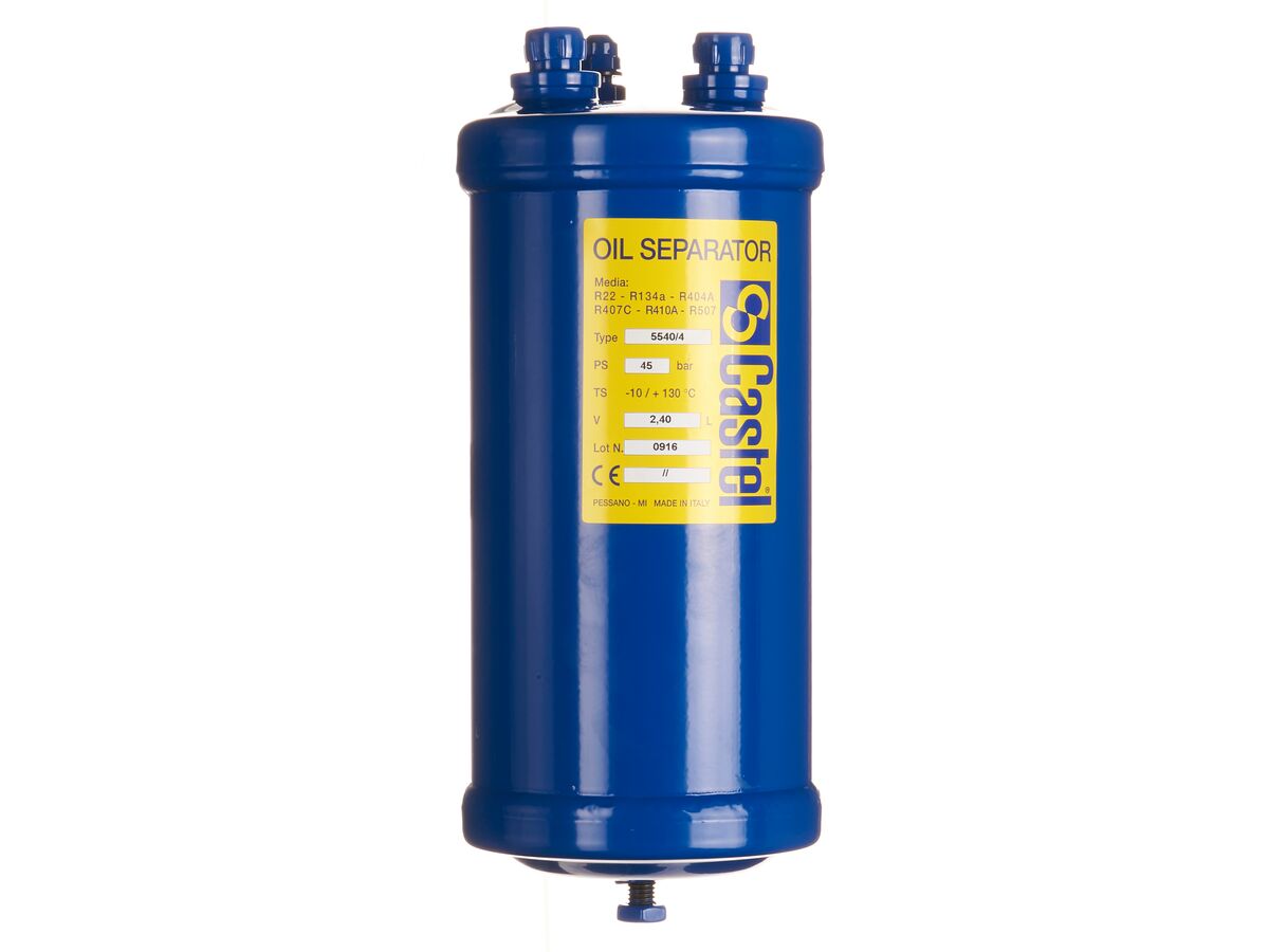 МАСЛООТДЕЛИТЕЛЬ CASTEL, Италия. Oil Separator 1/2" ODS, 3 л. 45 бар, 5540/4