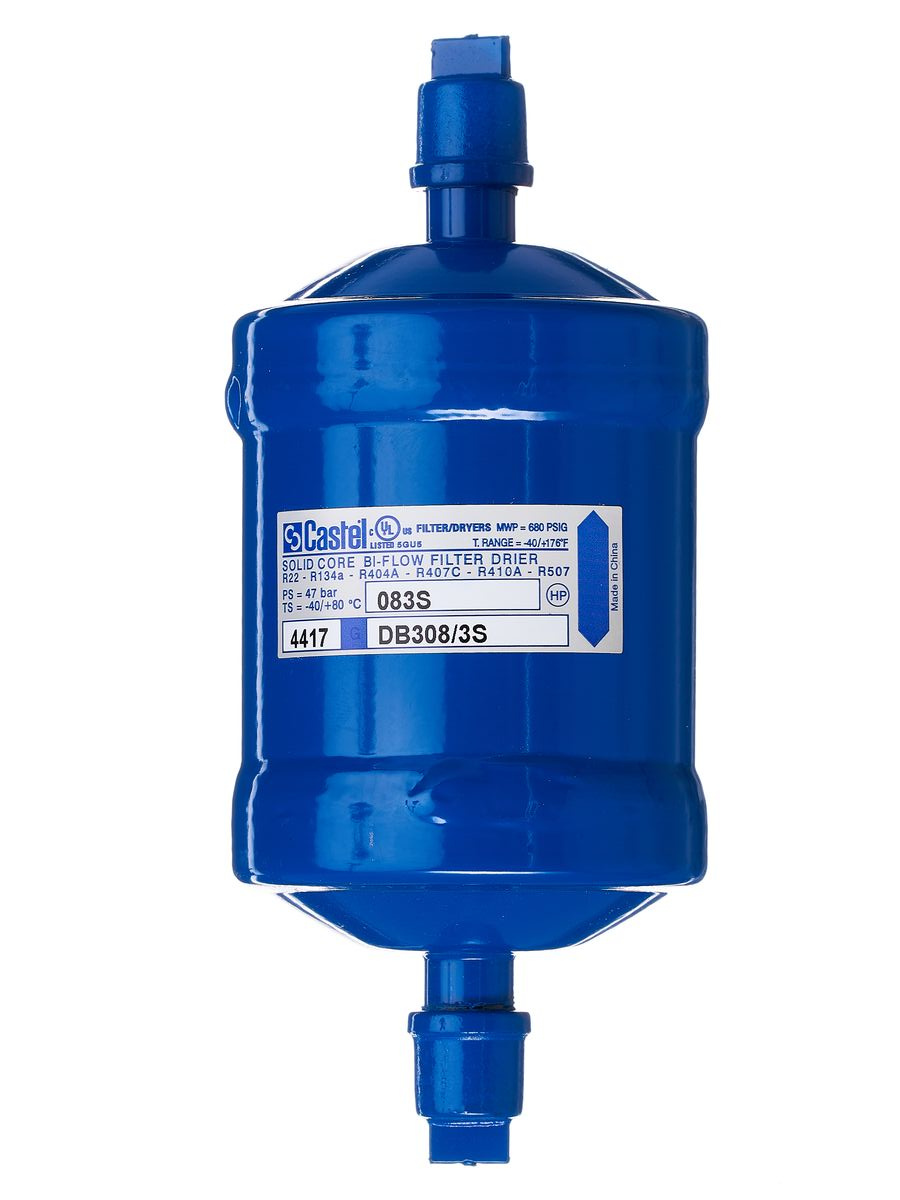 ФИЛЬТР-ОСУШИТЕЛЬ CASTEL Solid Core Bi-Flow Filter Drier 3/8"ODS, DB308/3S
