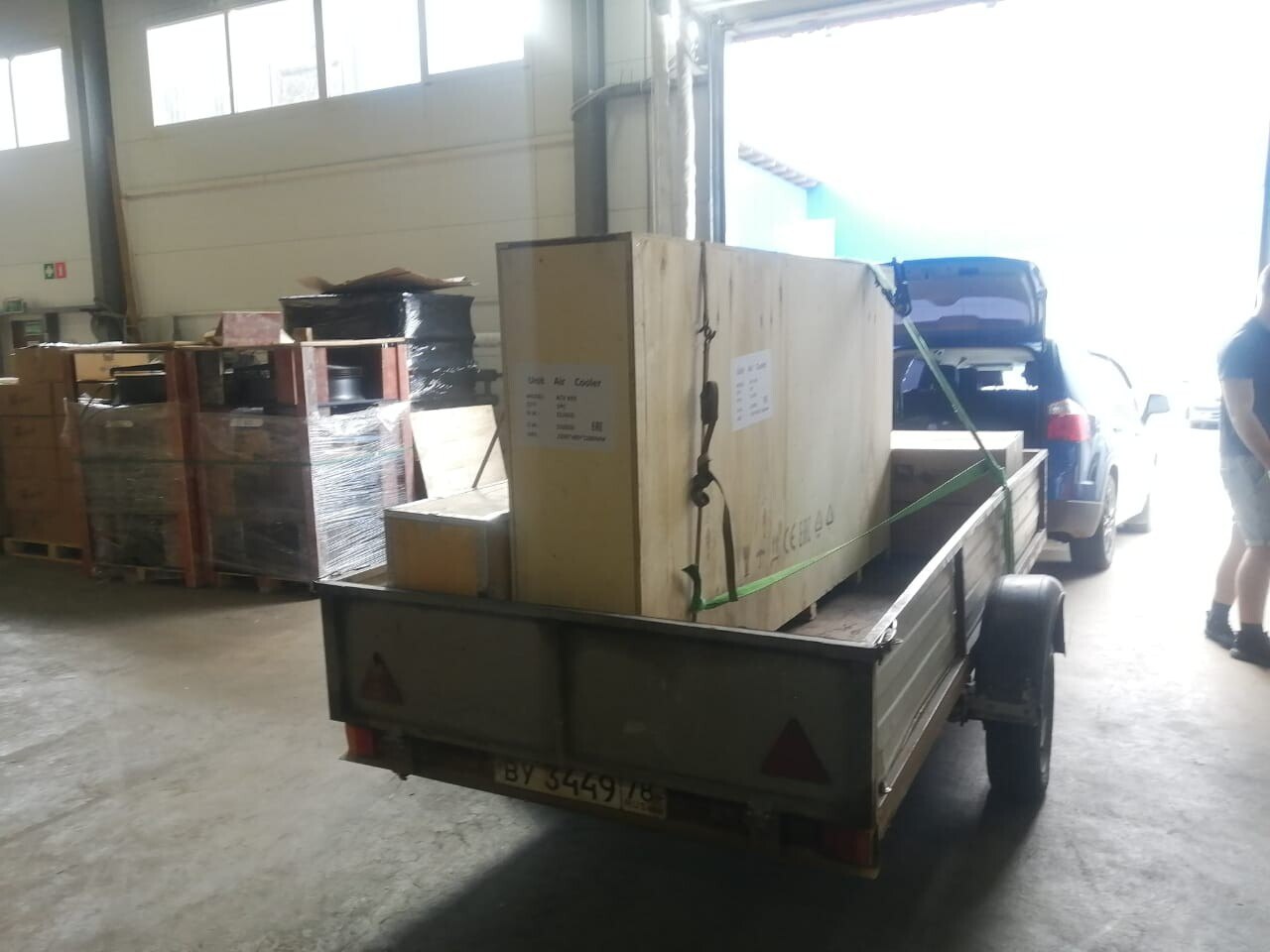 Отгрузка конденсатора клиенту из Санкт-Петербурга