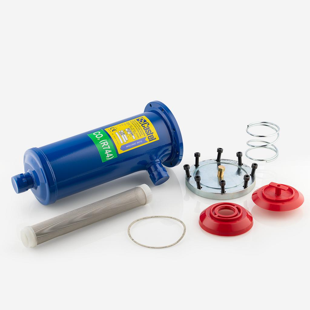 КОРПУС ФИЛЬТРА ОСУШИТЕЛЯ CASTEL CO2 Filter Drier Shell 7/8"-22 mm ODS, 4412E/7AF