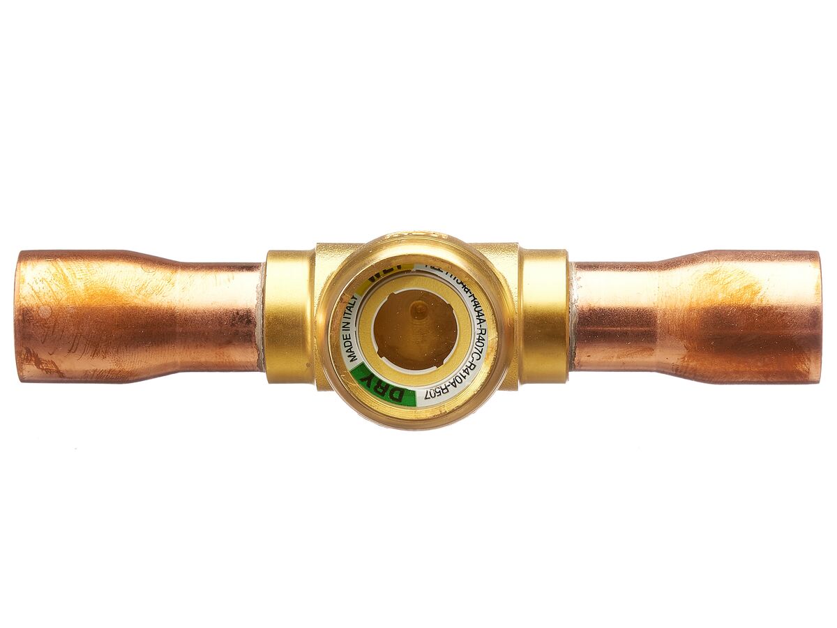 СМОТРОВОЕ СТЕКЛО CASTEL с индикатором влажности, 3/4" ODS, 3940/6