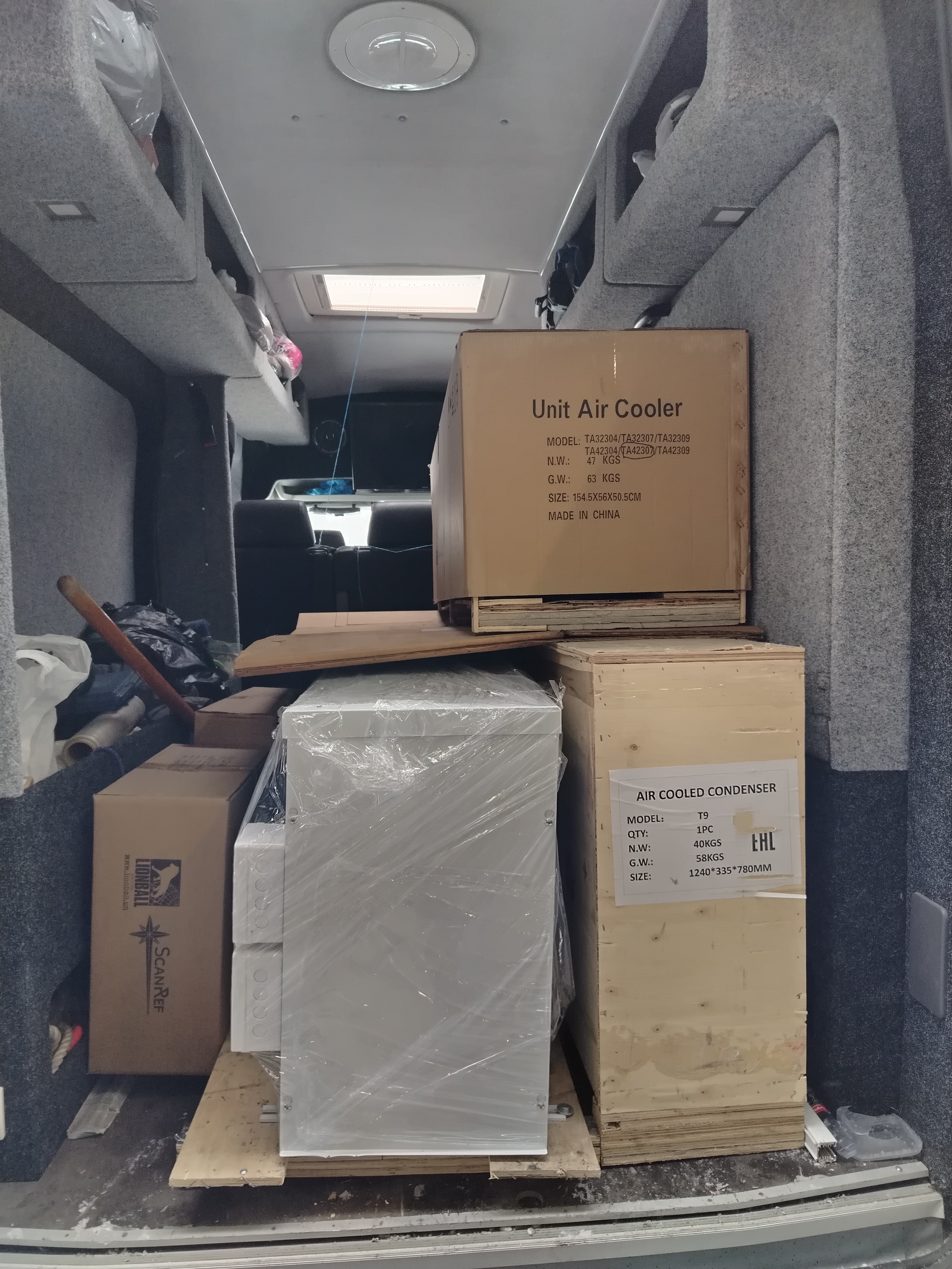 Отгрузка оборудования клиенту из Санкт-Петербурга