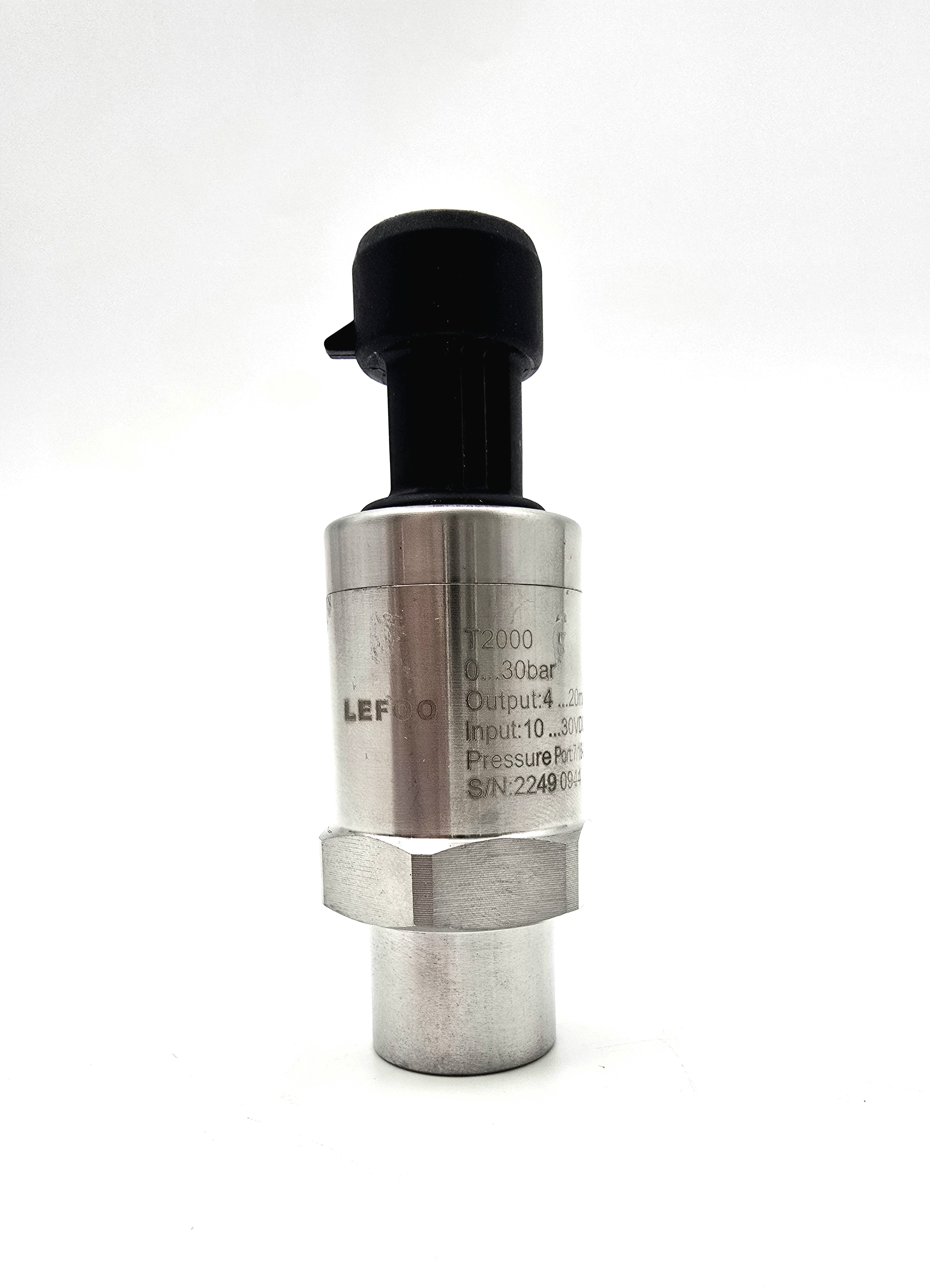 ДАТЧИК ДАВЛЕНИЯ LEFOO PRESS. TRASD. Output: 4-20 mA, Press. range: 0...30 BAR, Power supp. 10-30 VDC, Packard, Female, 7/16"-20UNF, IP67, T-2000-A4 (SPKT**31D0)