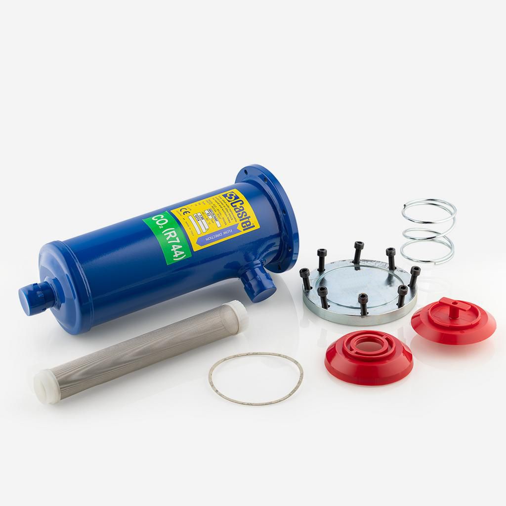 КОРПУС ФИЛЬТРА ОСУШИТЕЛЯ CASTEL CO2 Filter Drier Shell 1.1/8" ODS, 4412E/9BF