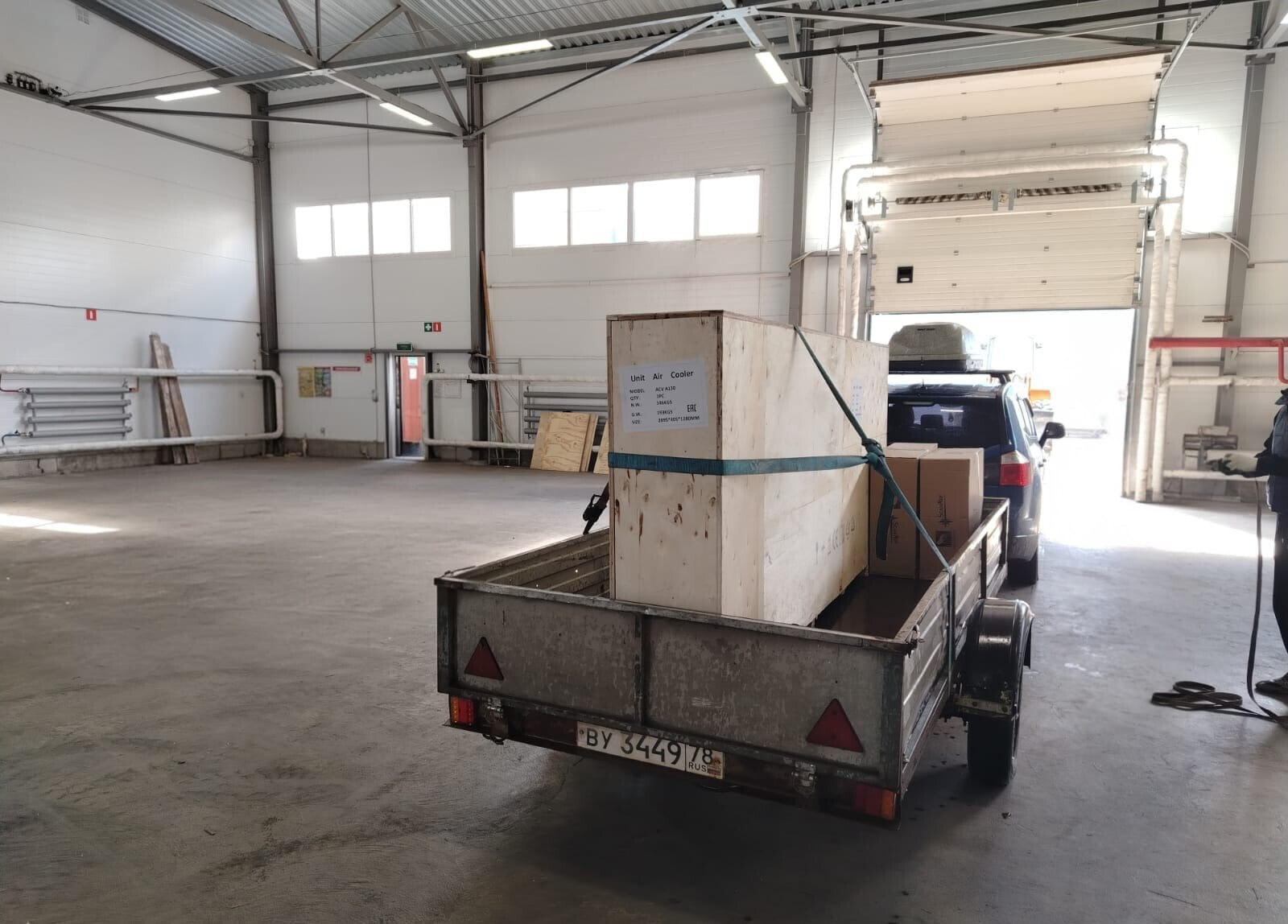 Отгрузка теплообменного оборудования со склада клиенту из Санкт-Петербурга