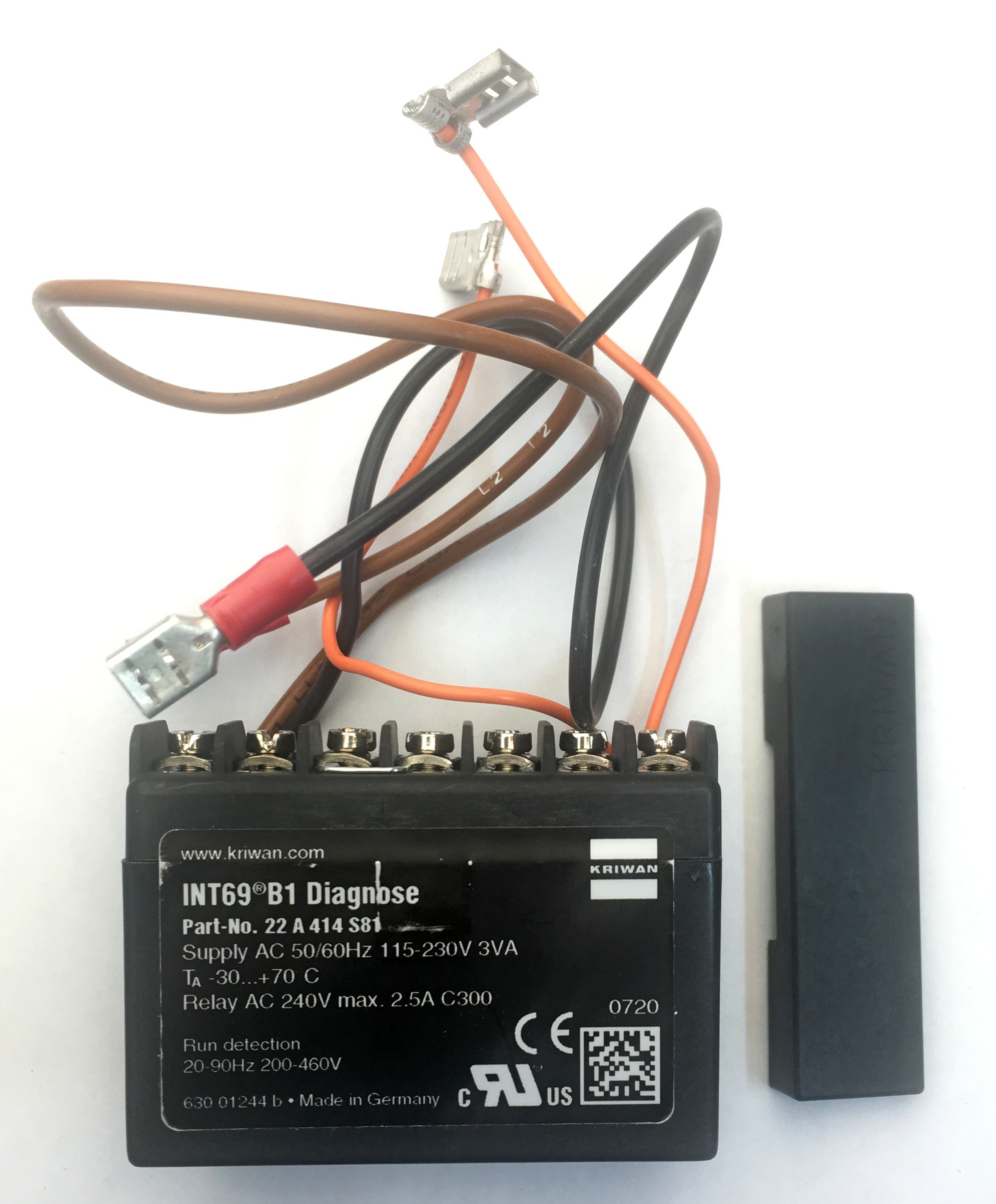 Прибор защиты электродвигателя SE-B1, INT69 B1 Diagnose, KRIWAN 22A414S81 (Bitzer 347019-01), Герман