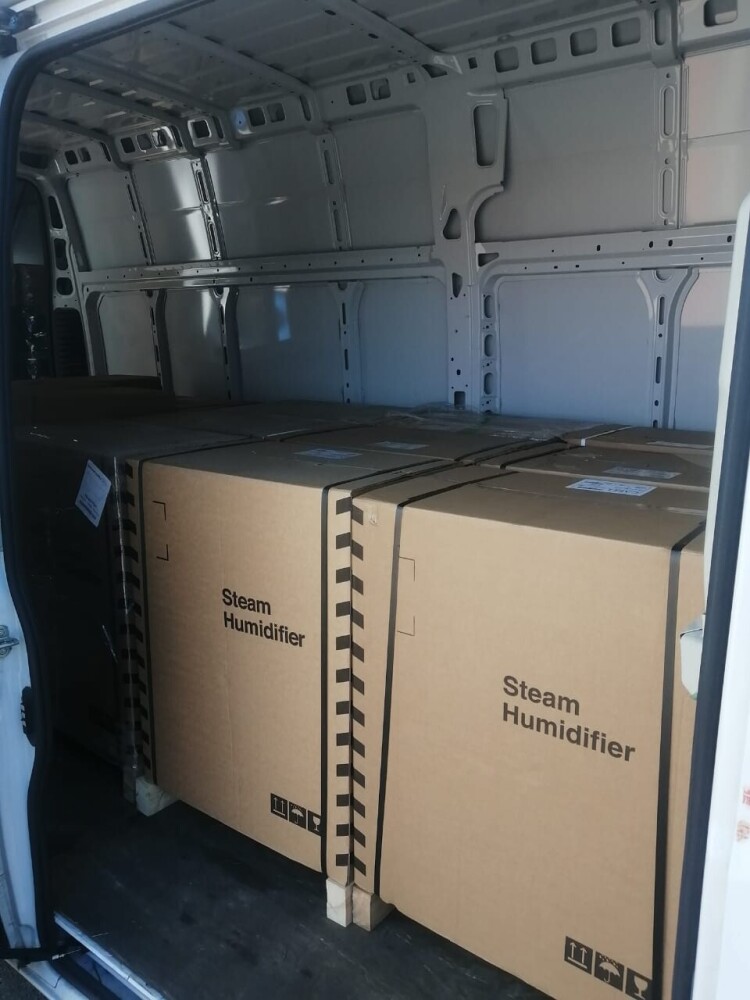 Отгрузка увлажнителей Carel клиенту из Санкт-Петербурга