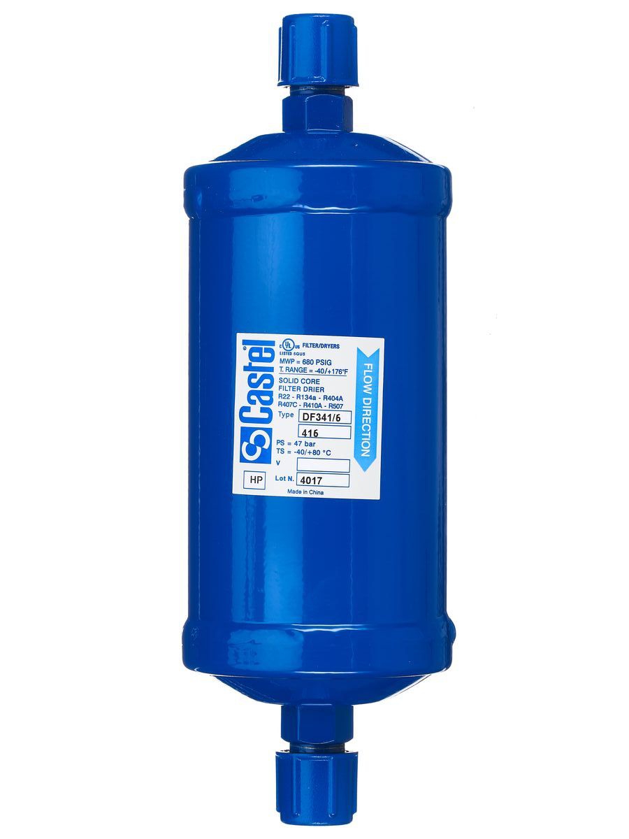 ФИЛЬТР-ОСУШИТЕЛЬ CASTEL резьба под гайку 3/4" SAE DF341/6