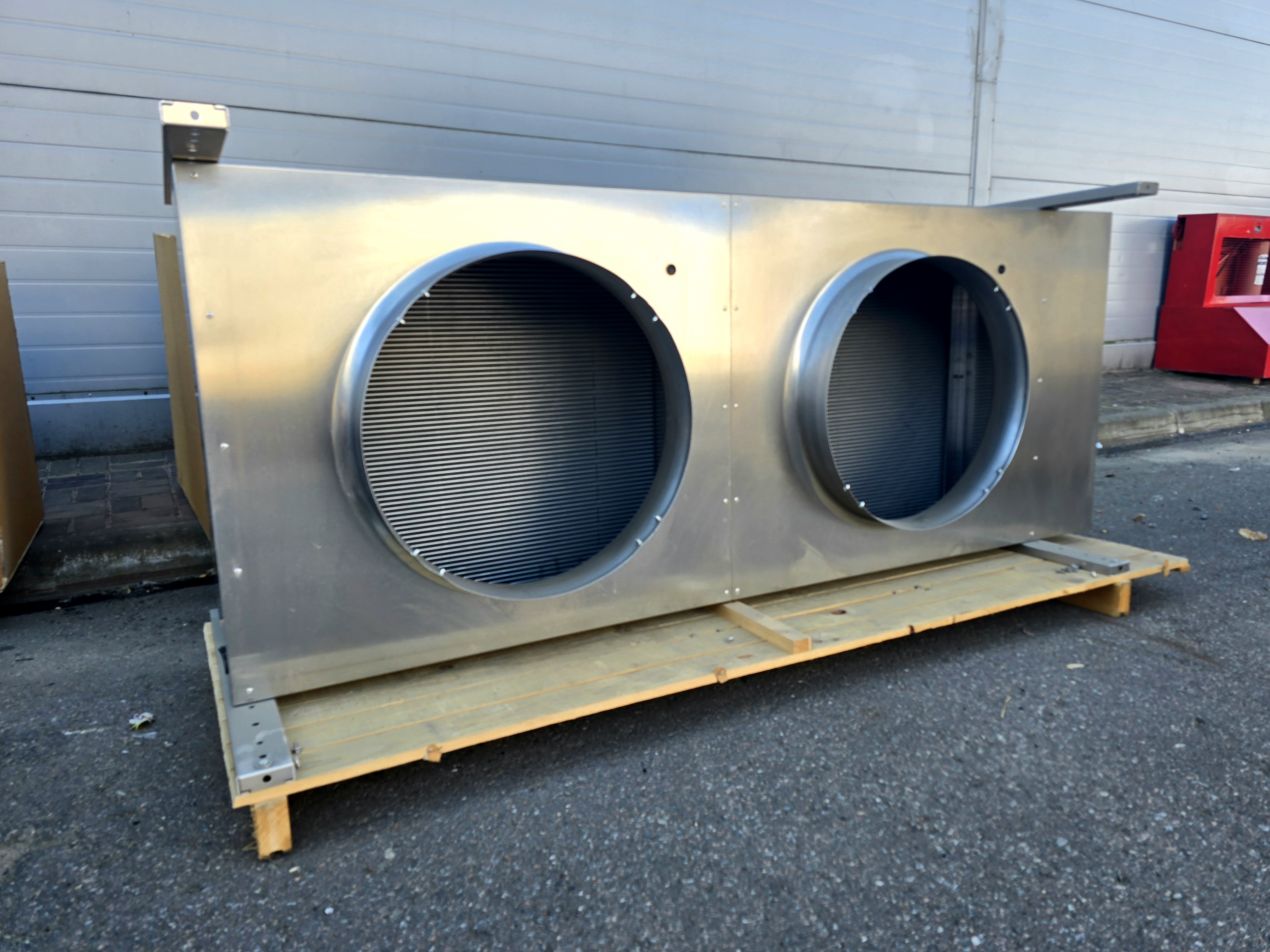 Конденсатор ThermoKey (Италия) 97 кВт, 2х630 мм, R404a, ∆T=15 K, EN 327, БЕЗ ВЕНТИЛЯТОРОВ, TMCH1263HUUDV