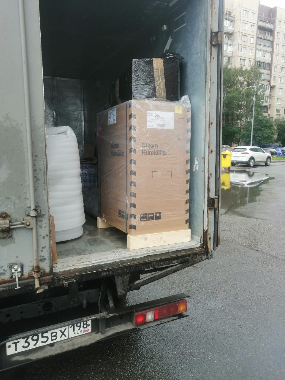 Отгрузка увлажнителя CAREL заказчику в Республику Беларусь