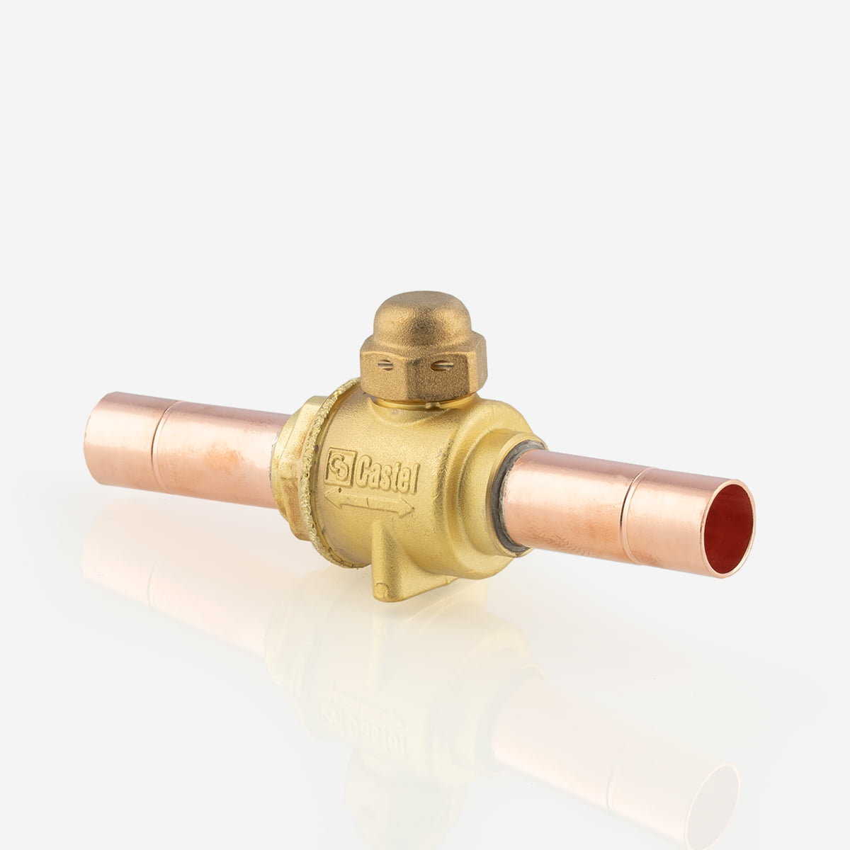 ШАРОВОЙ ВЕНТИЛЬ CASTEL, 5/8" (16mm) ODS, Kv=17 м3/час, 6570/5