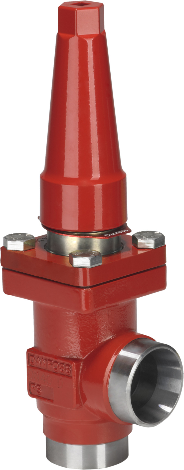 Запорный вентиль Danfoss SVA-S 65 D, ANG CAP, 65 мм, пайка DIN, 148B5801