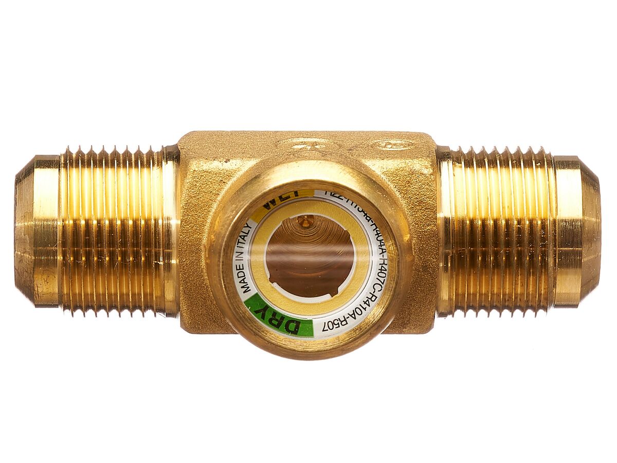 СМОТРОВОЕ СТЕКЛО CASTEL С ИНДИКАТОРОМ ВЛАЖНОСТИ Moisture Indicator 3/4" Flare M/M, 3910/66
