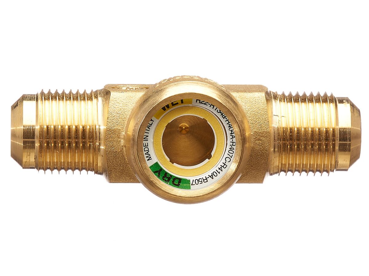 СМОТРОВОЕ СТЕКЛО CASTEL С ИНДИКАТОРОМ ВЛАЖНОСТИ Moisture Indicator 5/8" Flare M/M, 3910/55