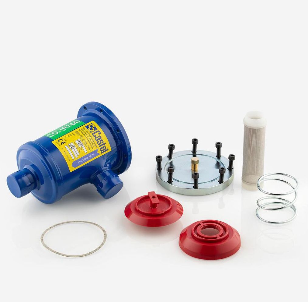 КОРПУС ФИЛЬТРА ОСУШИТЕЛЯ CASTEL  CO2 Filter Drier Shell 1.5/8" ODS, 4411E/13AF