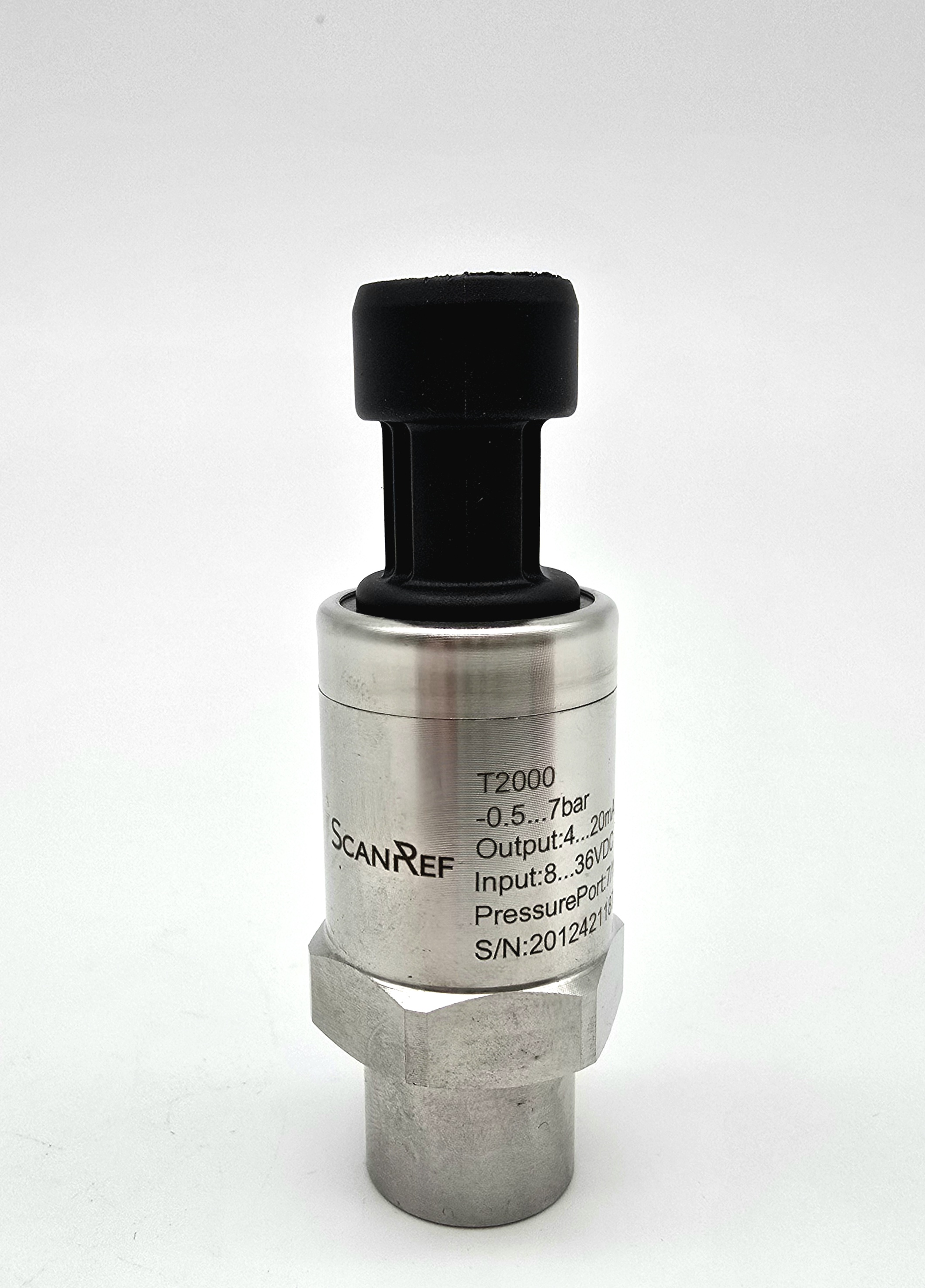 ДАТЧИК ДАВЛЕНИЯ LEFOO/ScanRef PRESS. TRASD. Output: 4-20mA, Press. range: -0.5...7 BAR, Power supp. 8-36 VDC, Packard, Female, 7/16"-20UNF, IP67