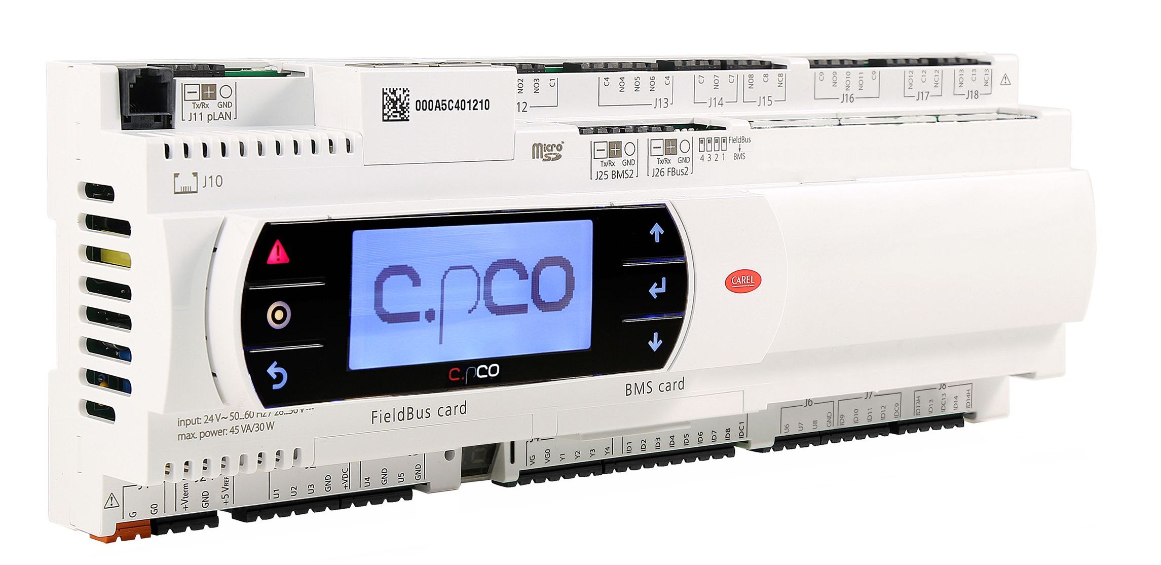 КОНТРОЛЛЕР C.PCO MEDIUM, FB NO OPTO /BMS OPTO, 2XETH, USB,PGD1 BUILT IN, P+500SEB00EM0
